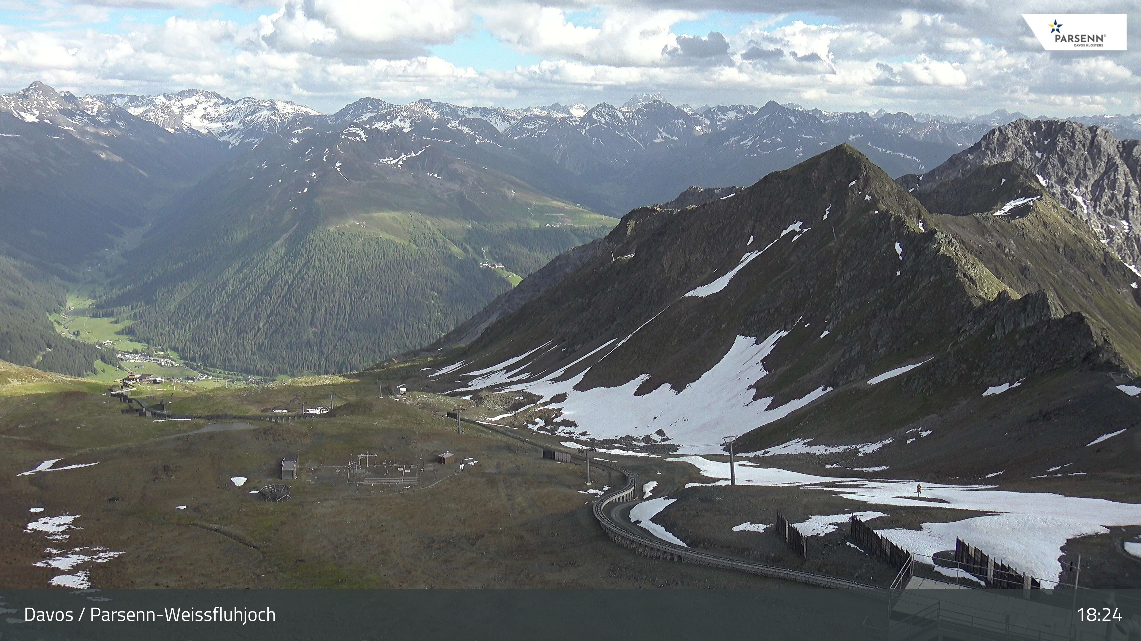 Archiv Foto Webcam Davos Klosters: Parsenn Weissfluhjoch