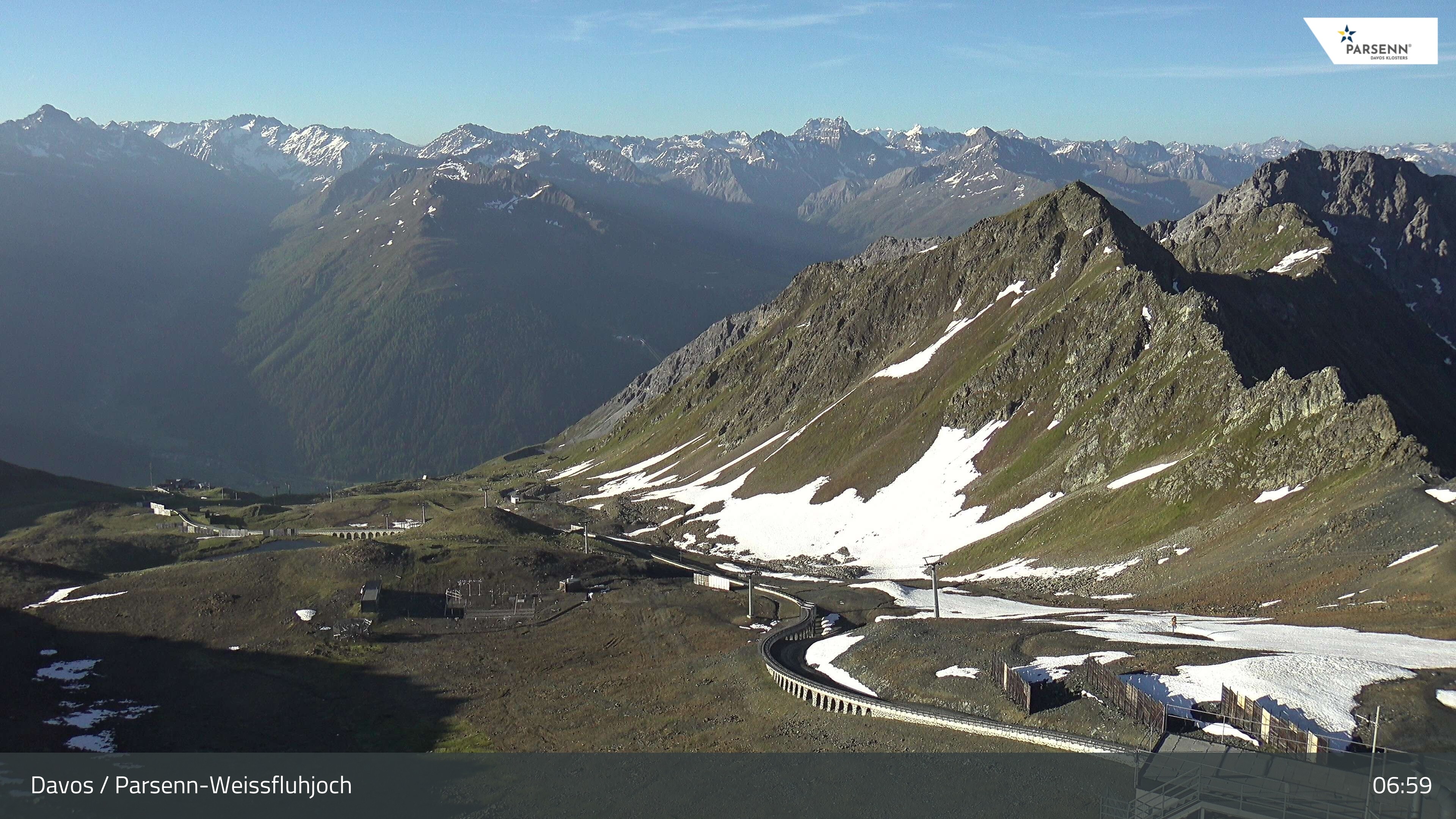 Archiv Foto Webcam Davos Klosters: Parsenn Weissfluhjoch