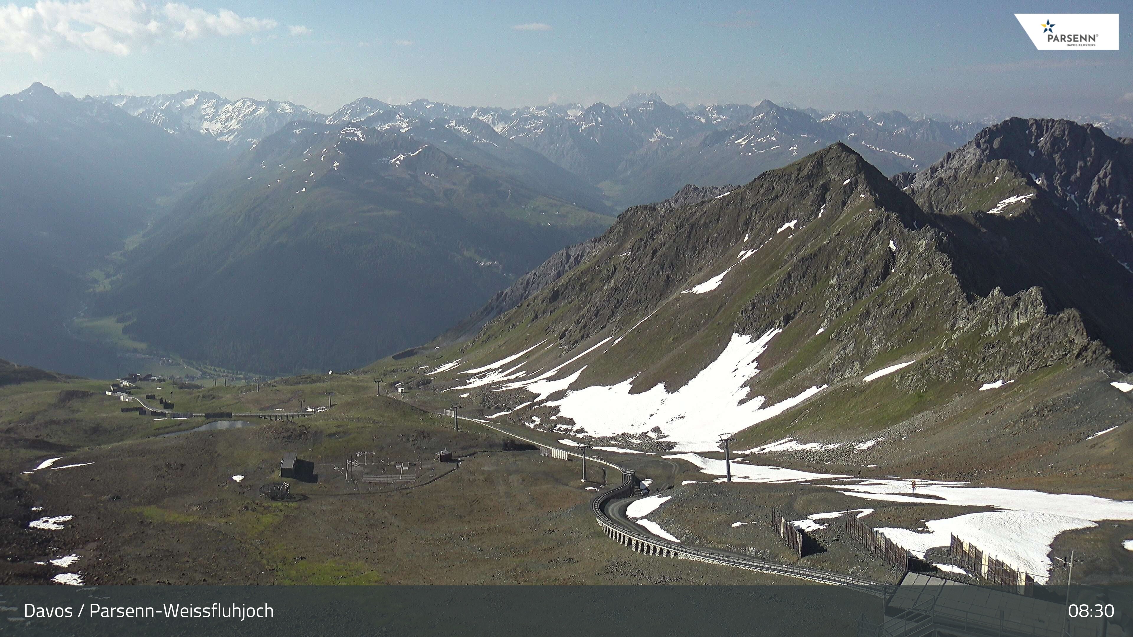 Archiv Foto Webcam Davos Klosters: Parsenn Weissfluhjoch