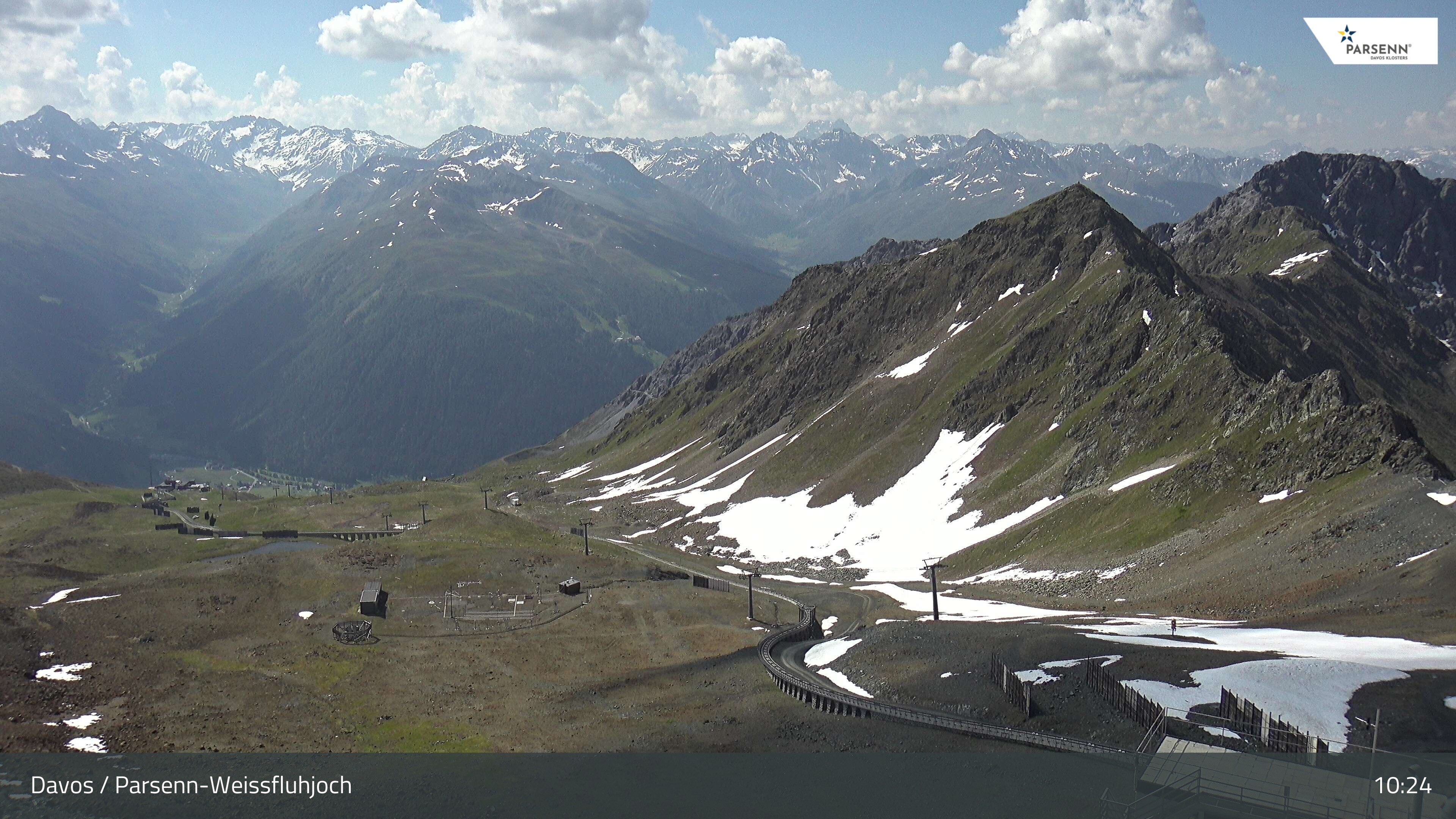 Archived image Webcam Parsenn: Blickrichtung Dorftäli