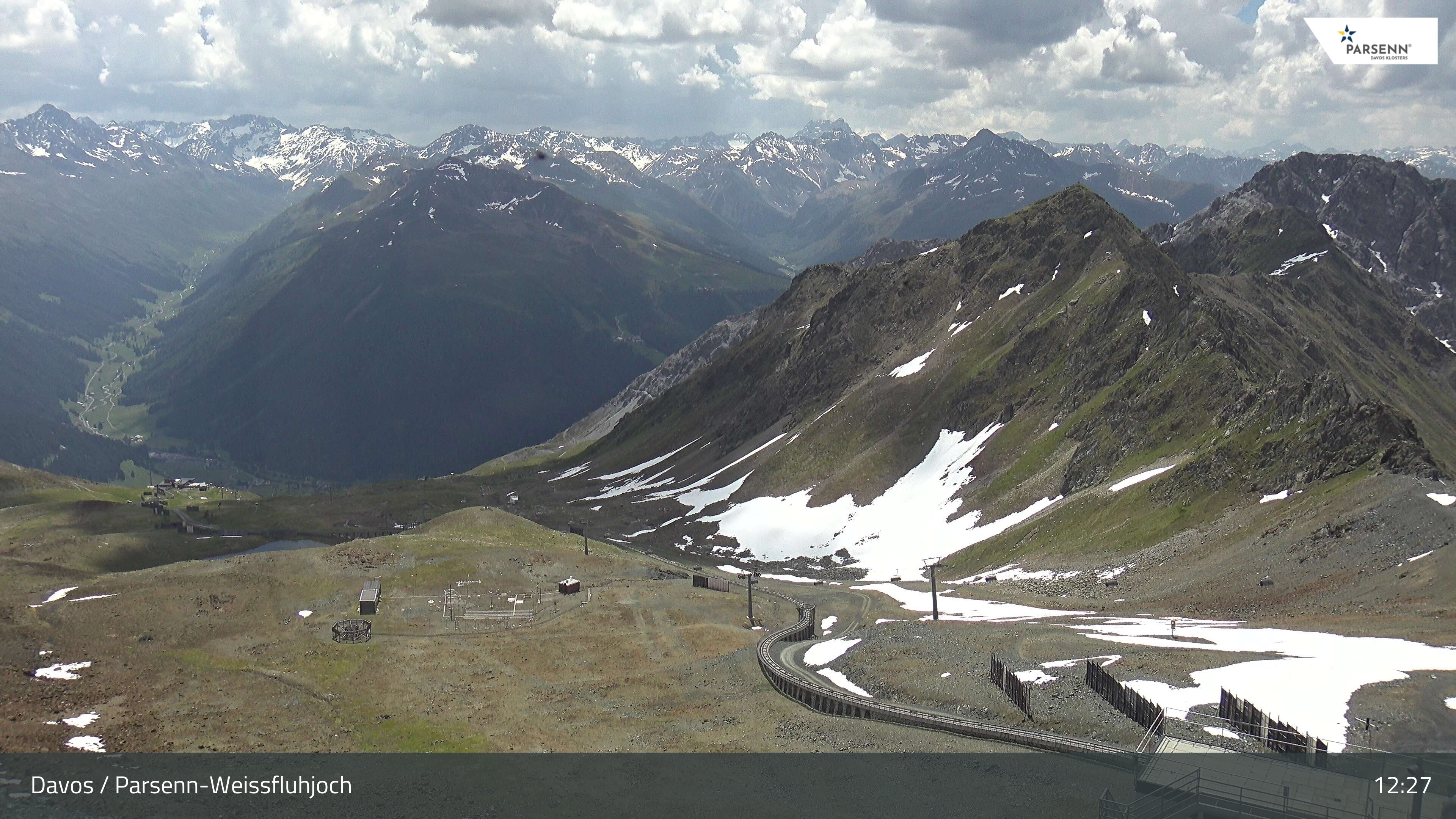 Archived image Webcam Parsenn: Blickrichtung Dorftäli