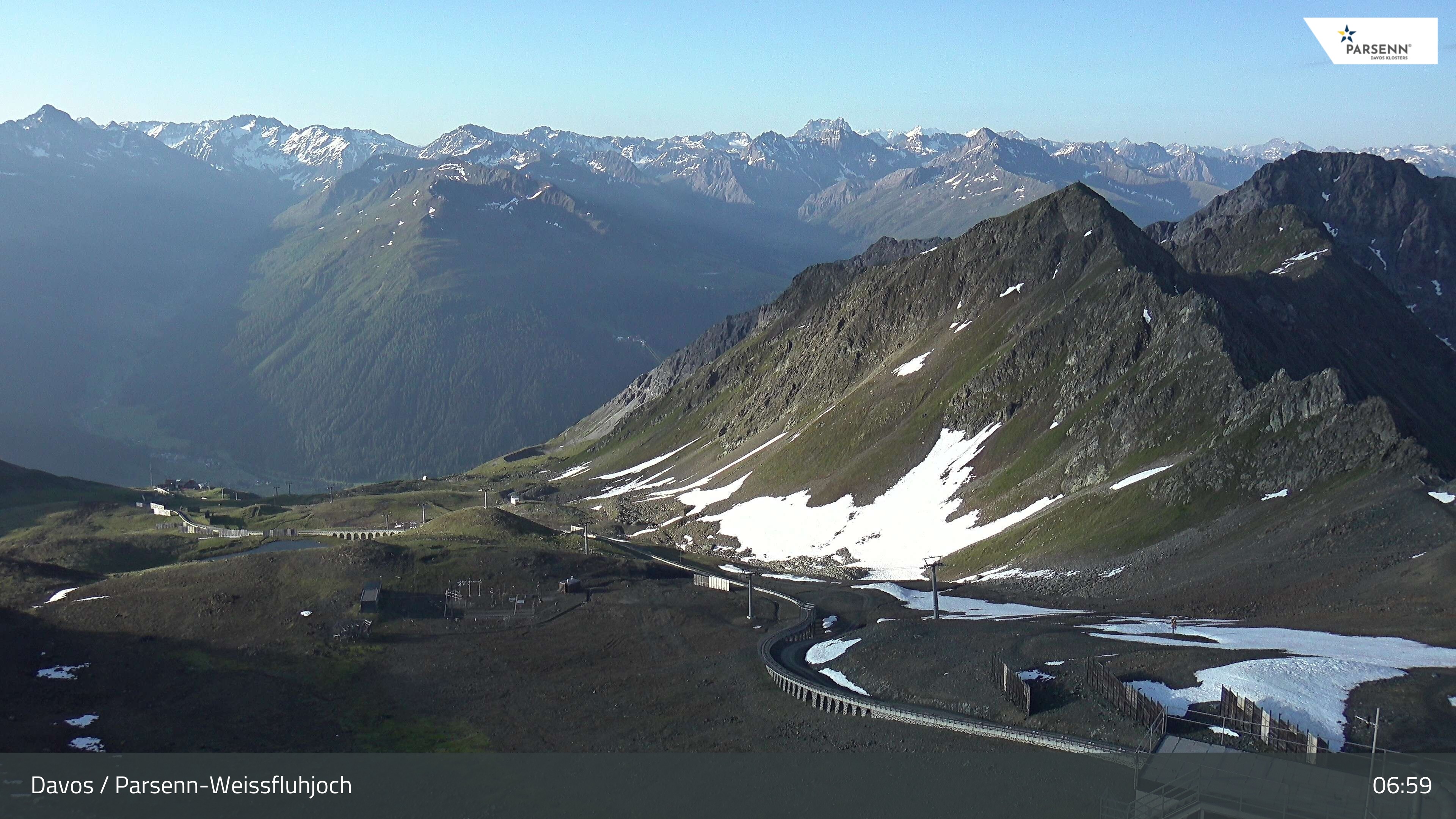 Archiv Foto Webcam Davos Klosters: Parsenn Weissfluhjoch