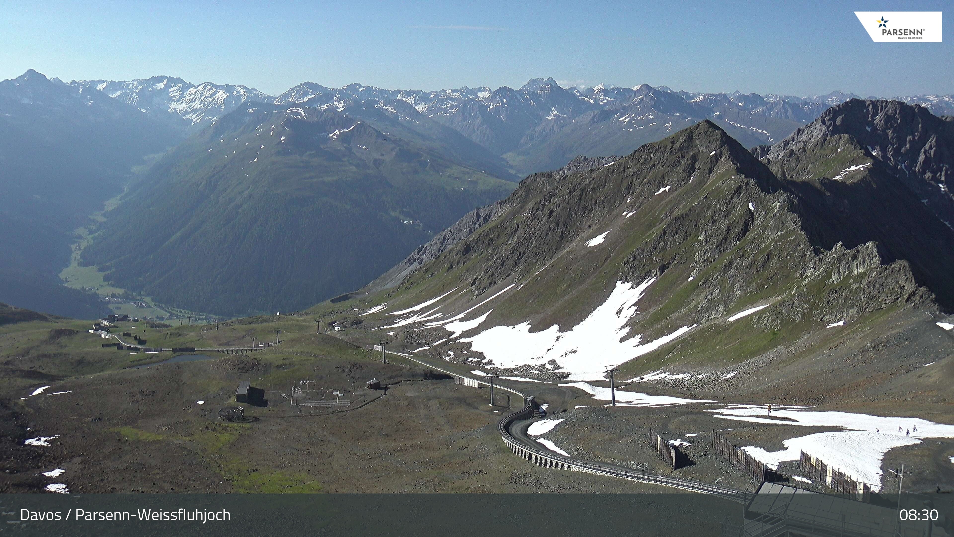 Archiv Foto Webcam Davos Klosters: Parsenn Weissfluhjoch