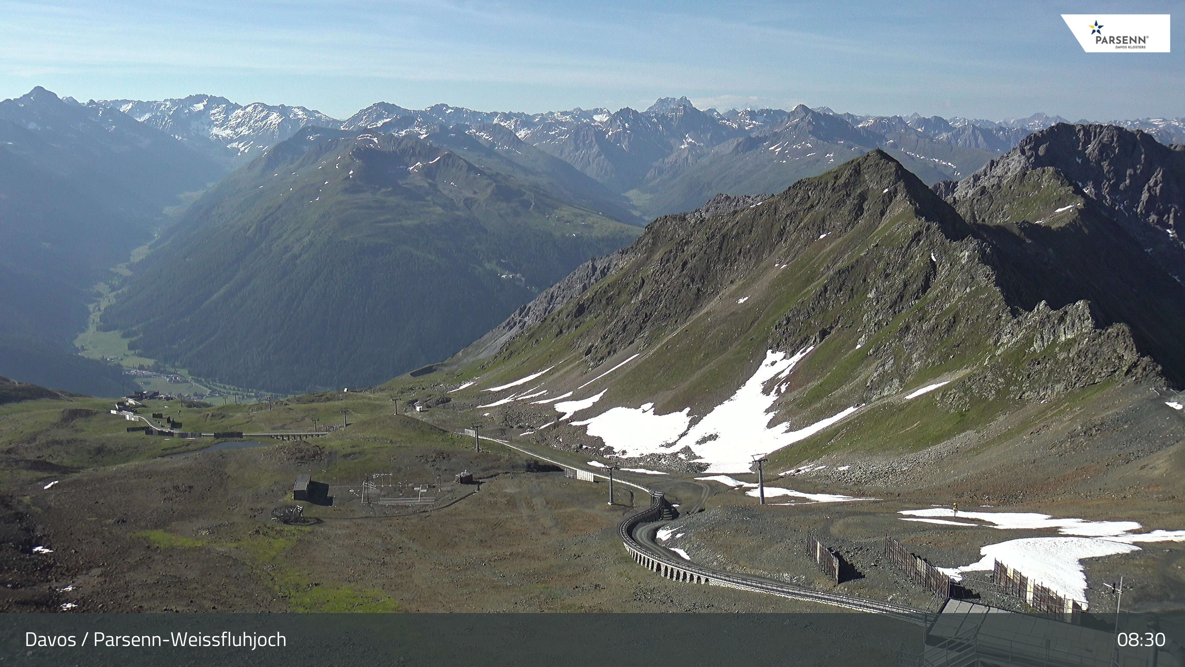 Archiv Foto Webcam Davos Klosters: Parsenn Weissfluhjoch