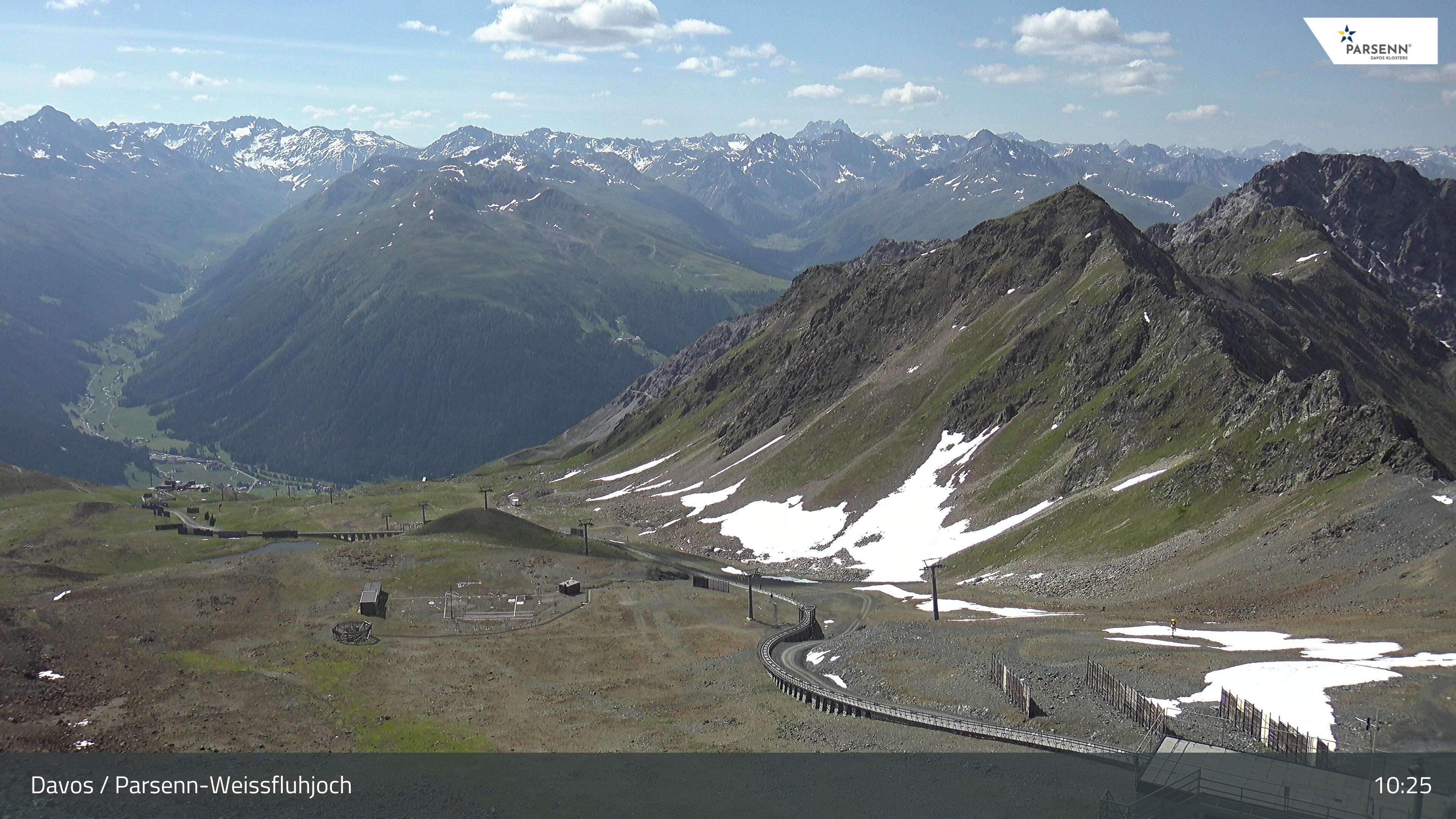 Archiv Foto Webcam Davos Klosters: Parsenn Weissfluhjoch