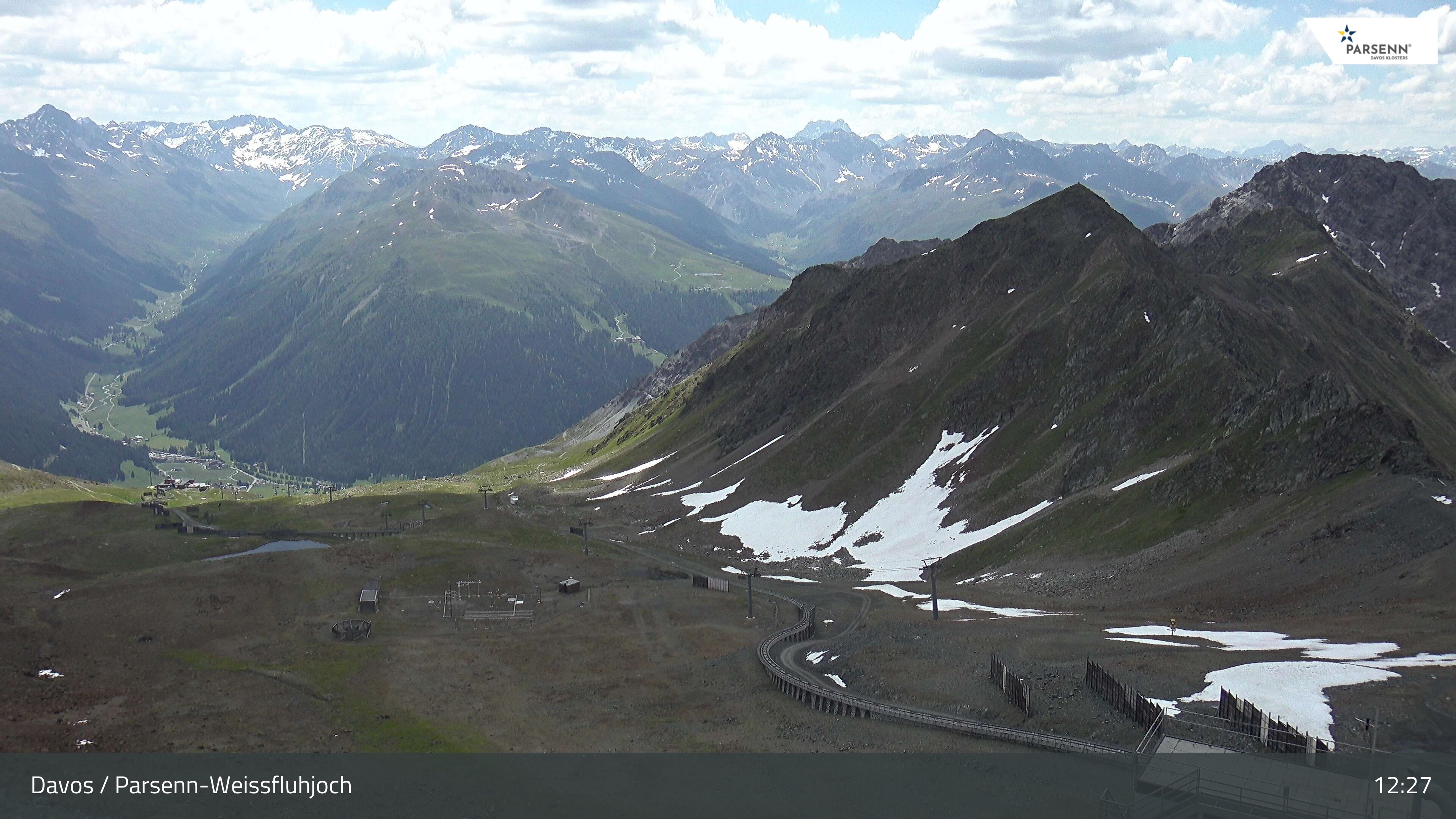 Archiv Foto Webcam Davos Klosters: Parsenn Weissfluhjoch