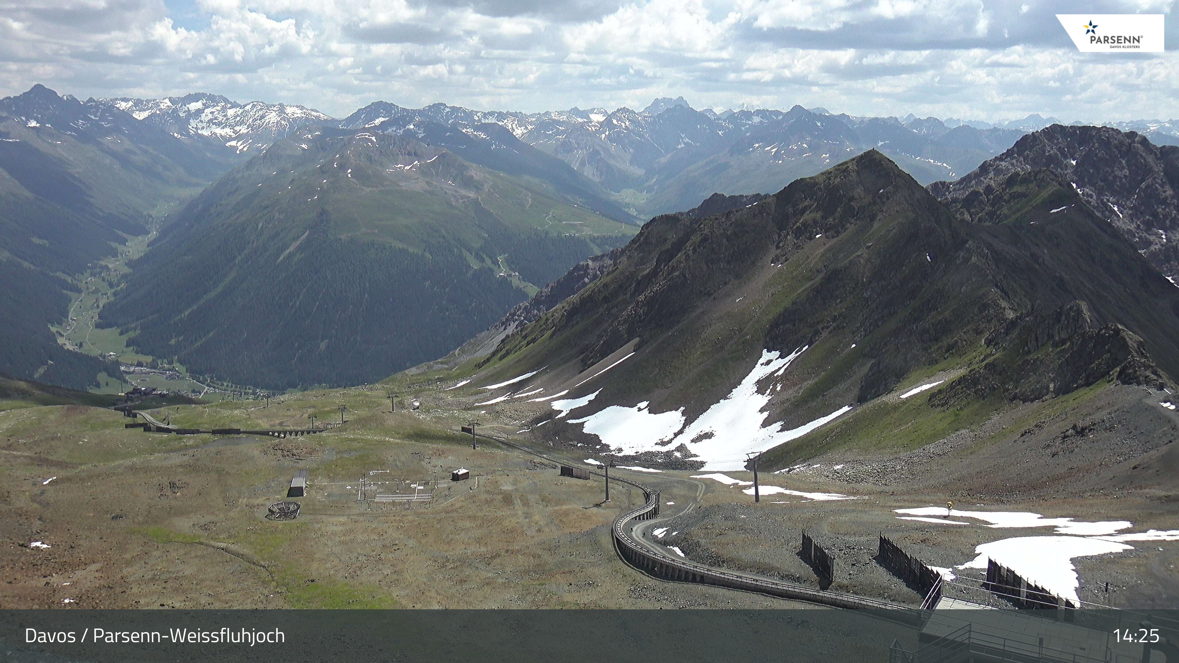 Archiv Foto Webcam Davos Klosters: Parsenn Weissfluhjoch