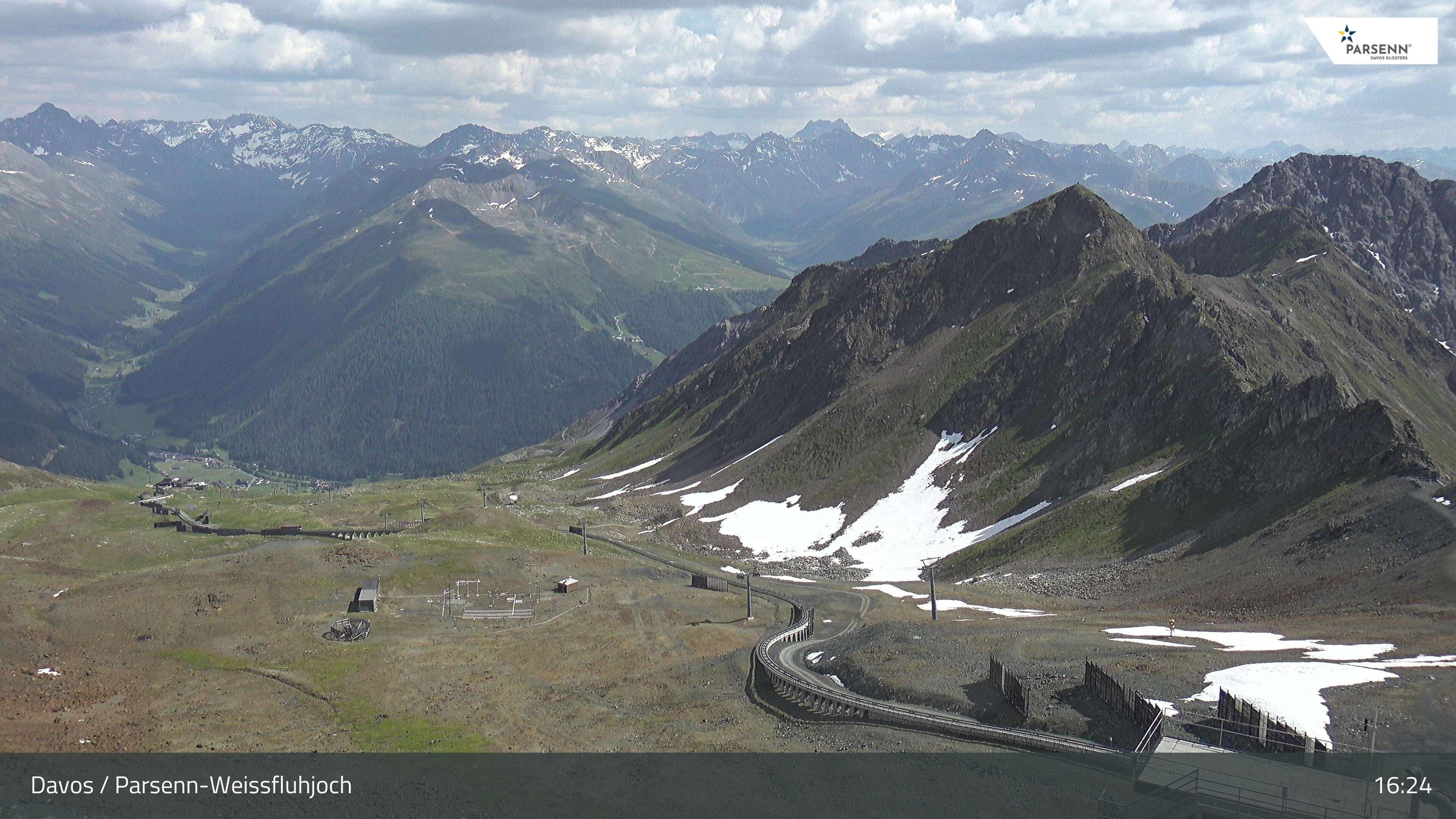 Archiv Foto Webcam Davos Klosters: Parsenn Weissfluhjoch