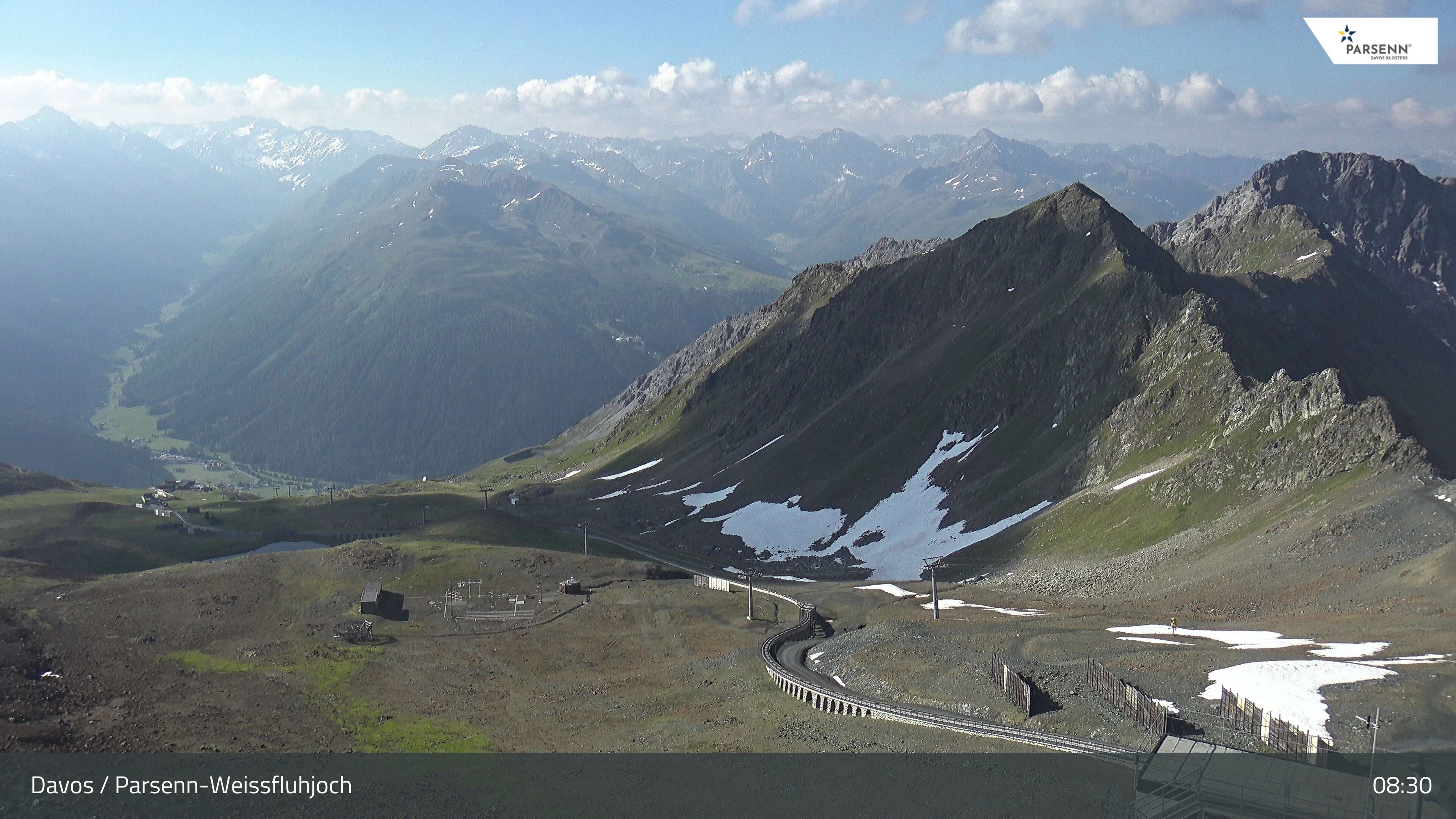 Archiv Foto Webcam Davos Klosters: Parsenn Weissfluhjoch
