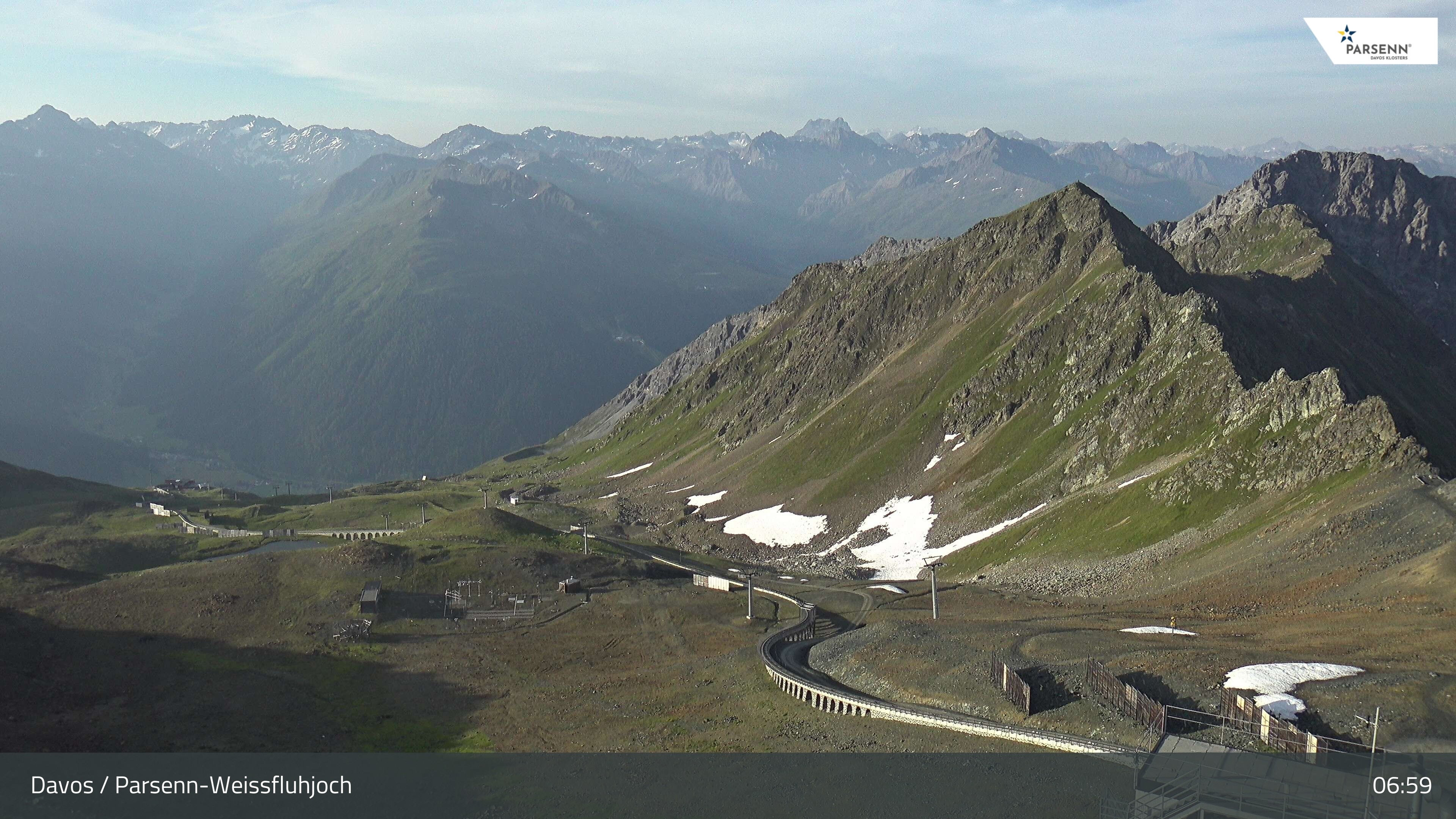 Archiv Foto Webcam Davos Klosters: Parsenn Weissfluhjoch