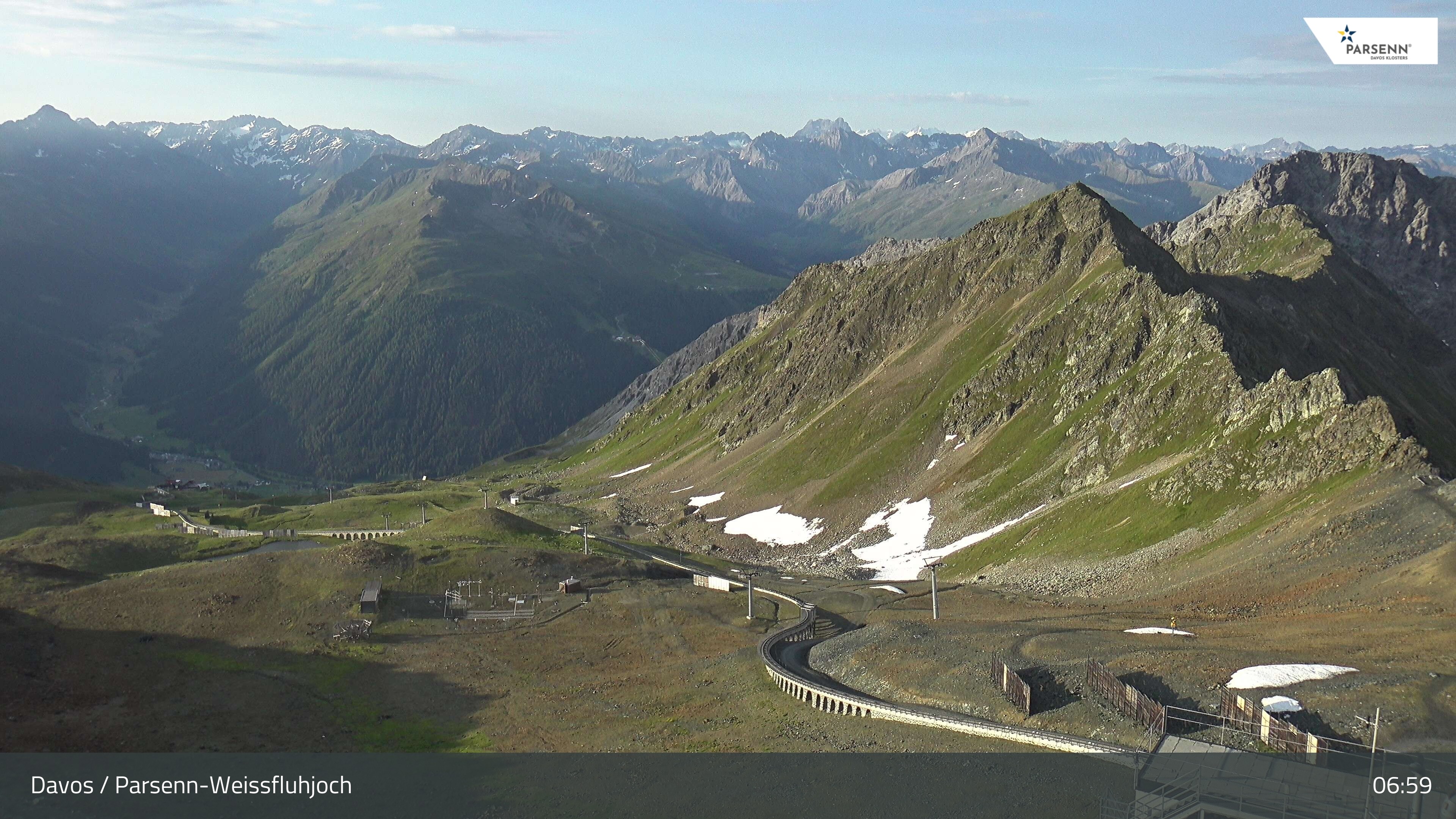 Archiv Foto Webcam Davos Klosters: Parsenn Weissfluhjoch