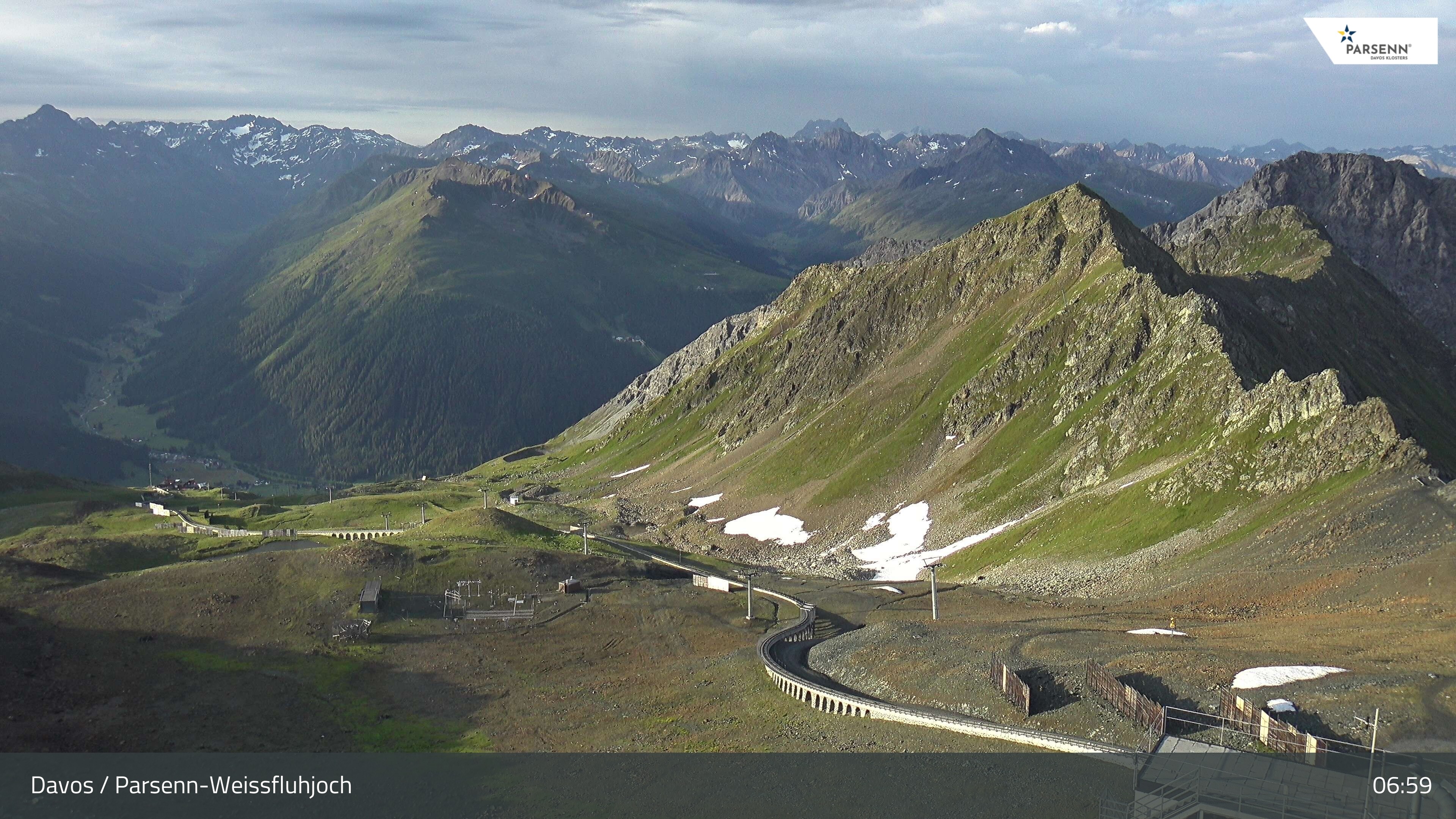 Archiv Foto Webcam Davos Klosters: Parsenn Weissfluhjoch
