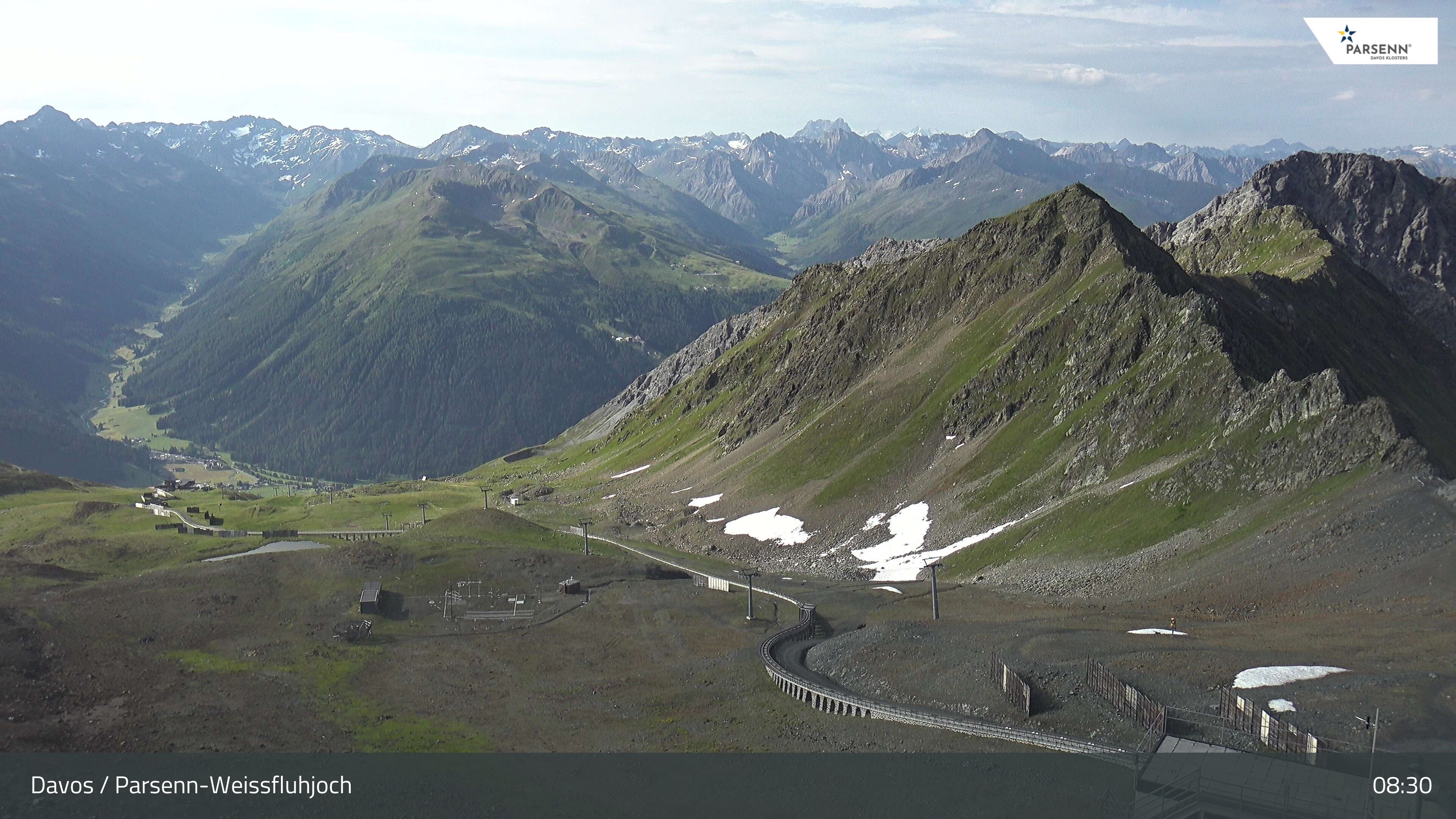 Archiv Foto Webcam Davos Klosters: Parsenn Weissfluhjoch