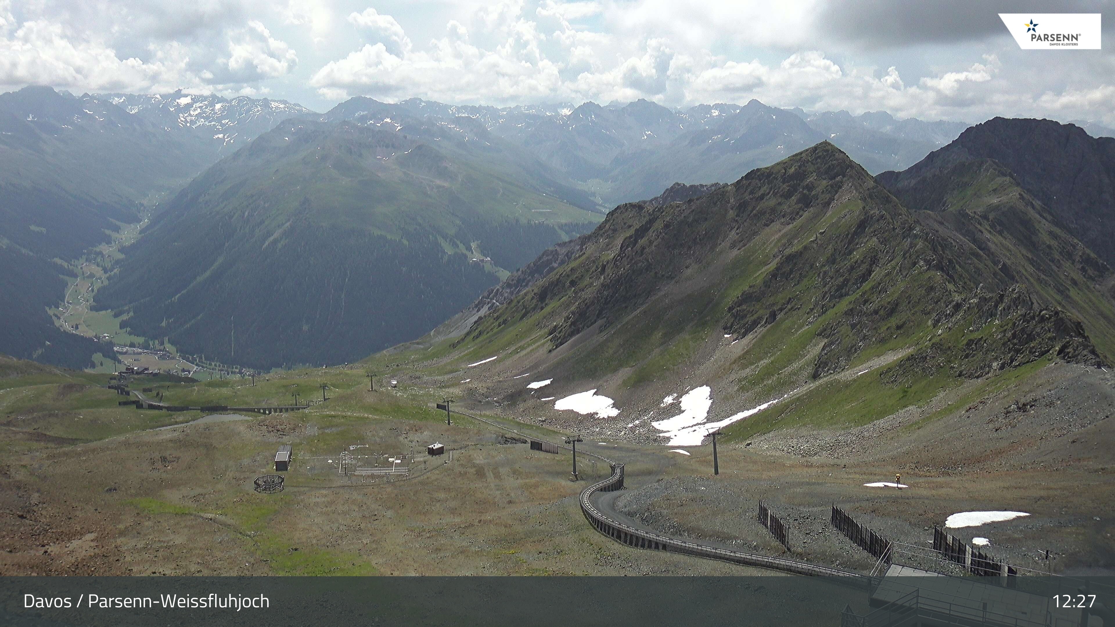 Archiv Foto Webcam Davos Klosters: Parsenn Weissfluhjoch
