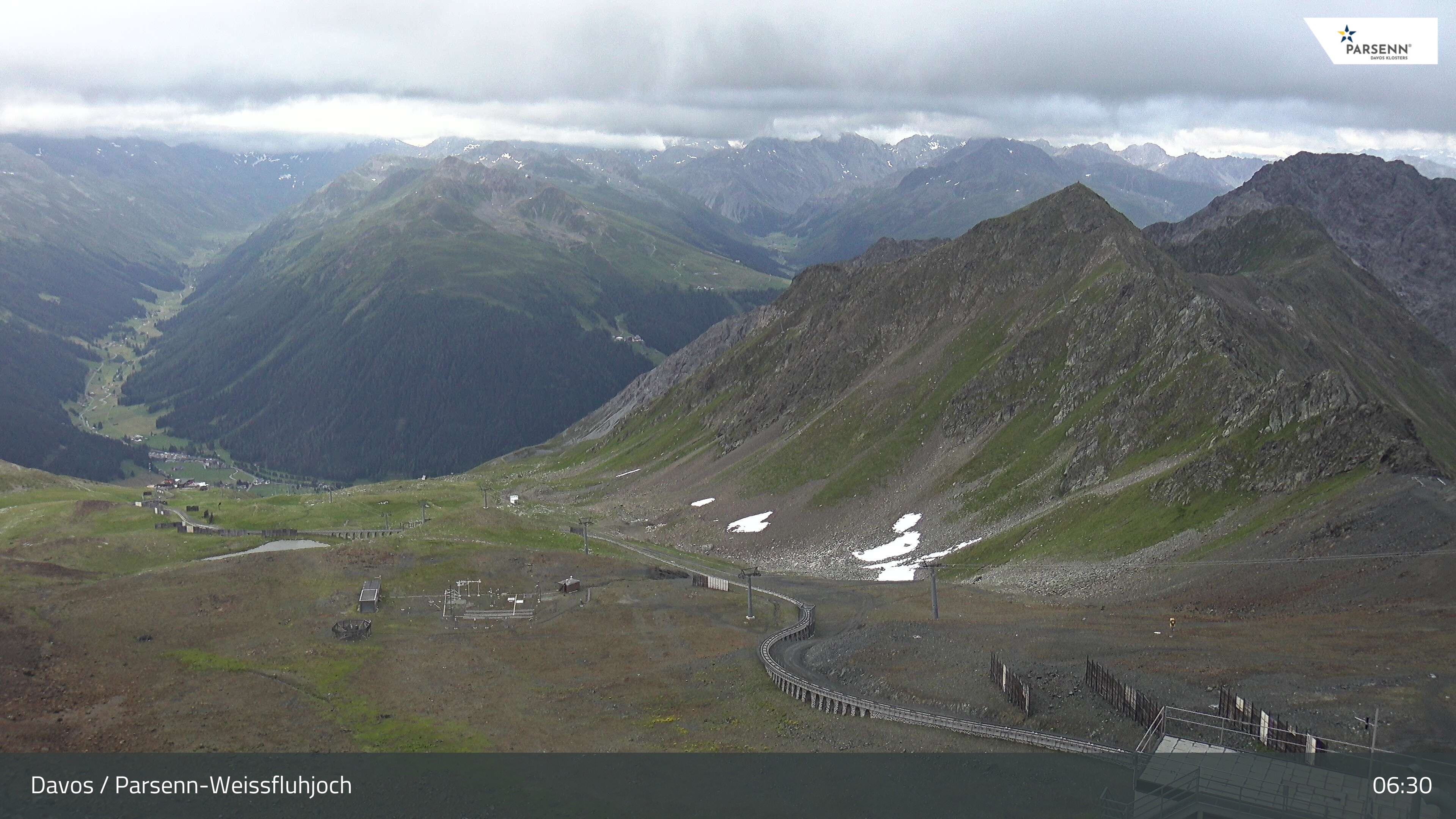 Archived image Webcam Parsenn: Blickrichtung Dorftäli