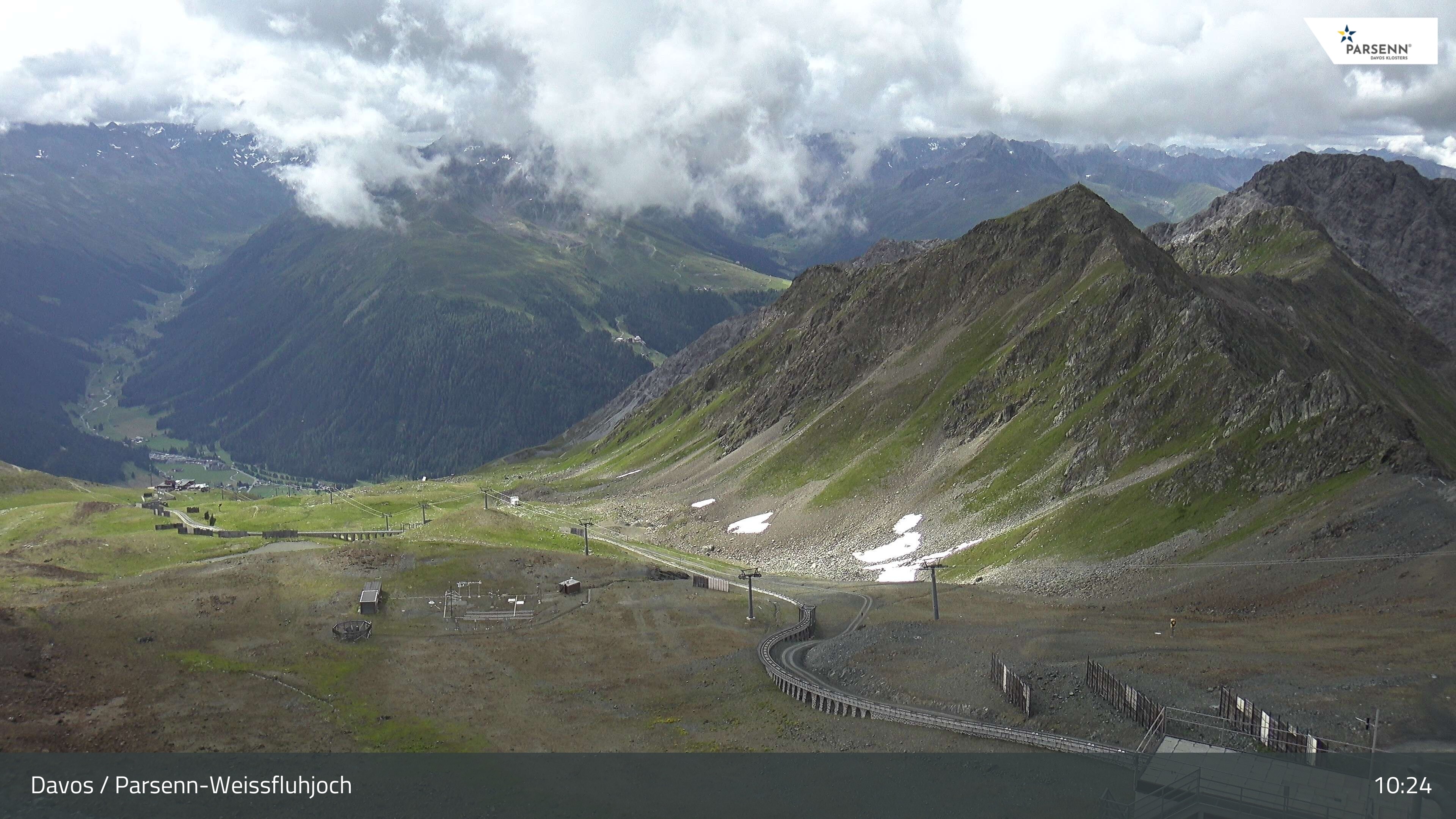 Archived image Webcam Parsenn: Blickrichtung Dorftäli