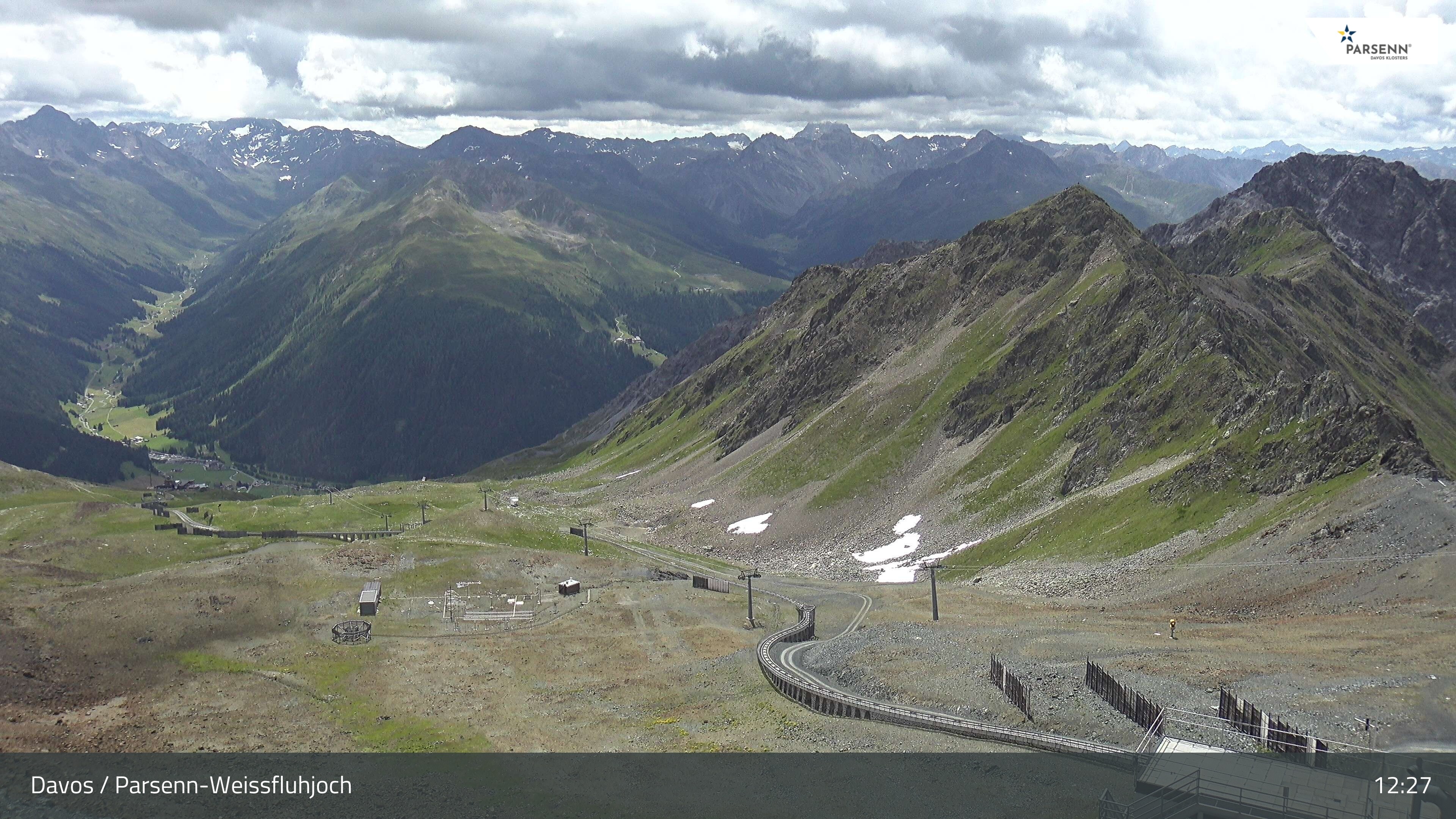 Archived image Webcam Parsenn: Blickrichtung Dorftäli
