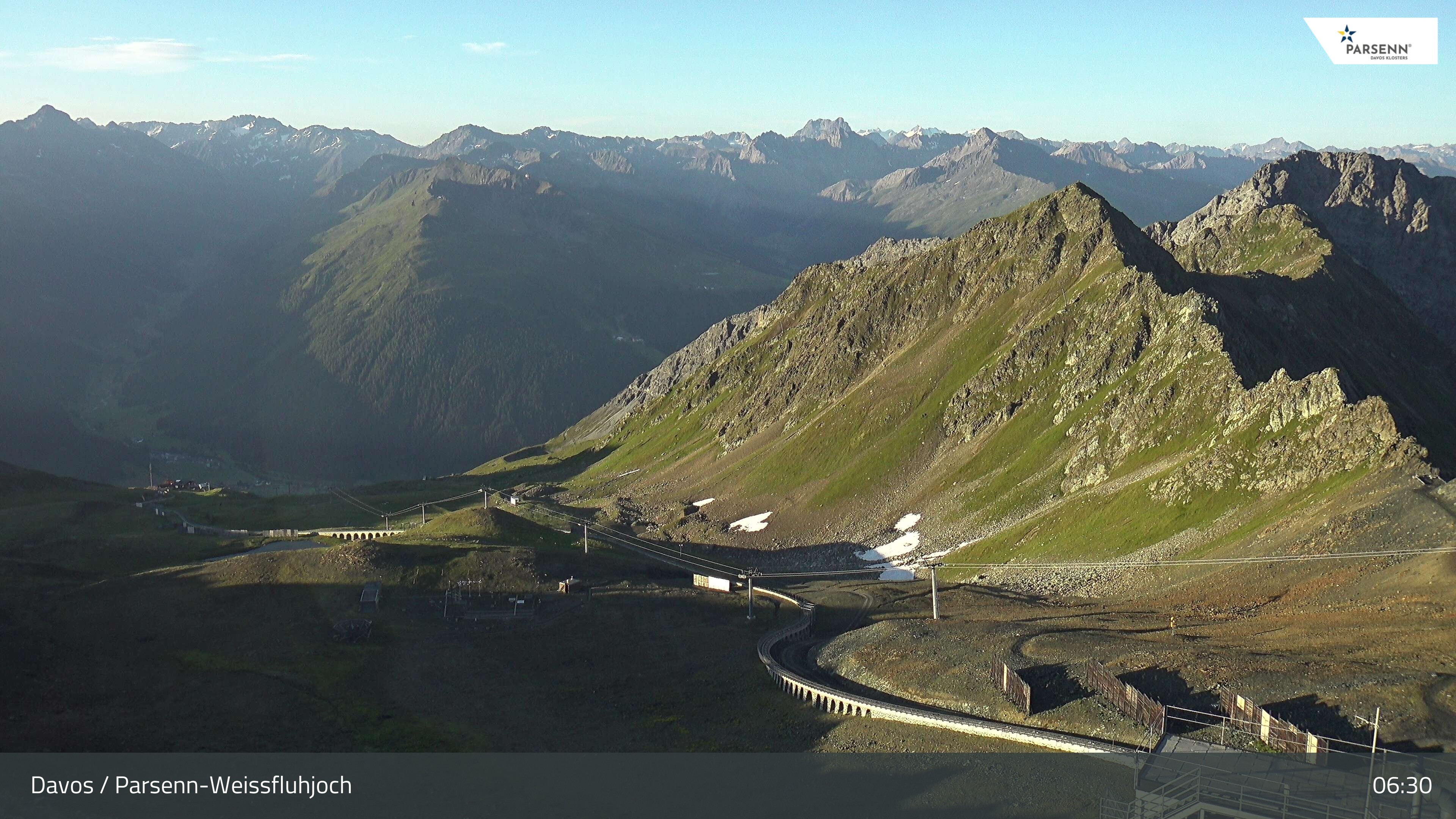 Archiv Foto Webcam Davos Klosters: Parsenn Weissfluhjoch