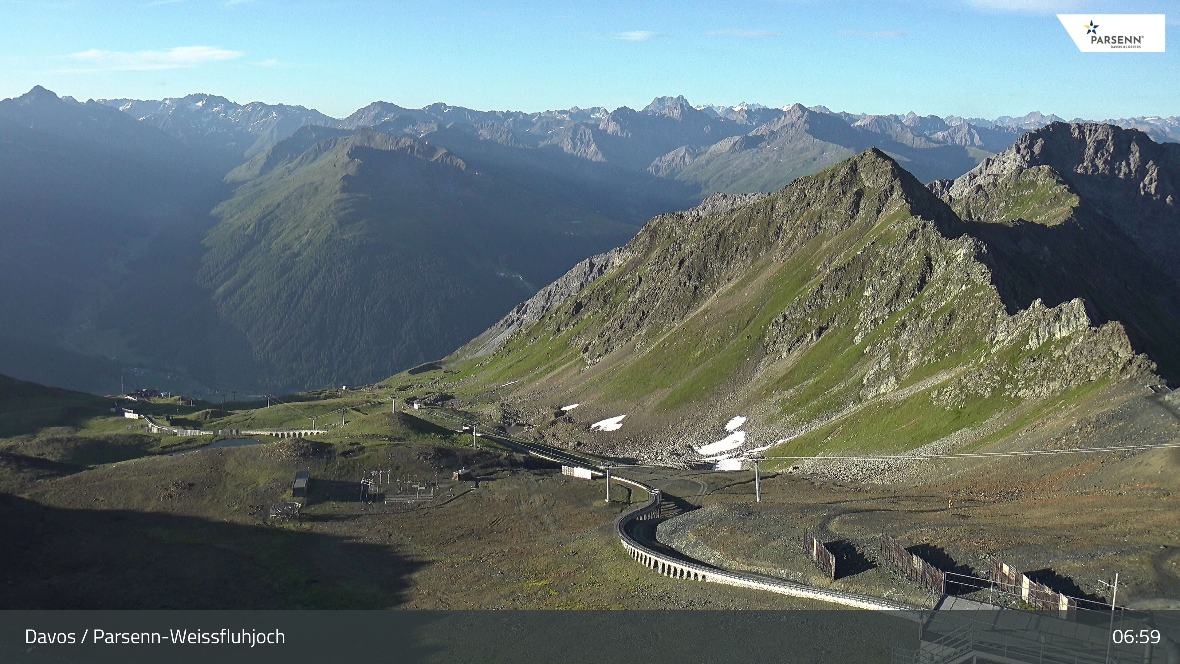Archiv Foto Webcam Davos Klosters: Parsenn Weissfluhjoch