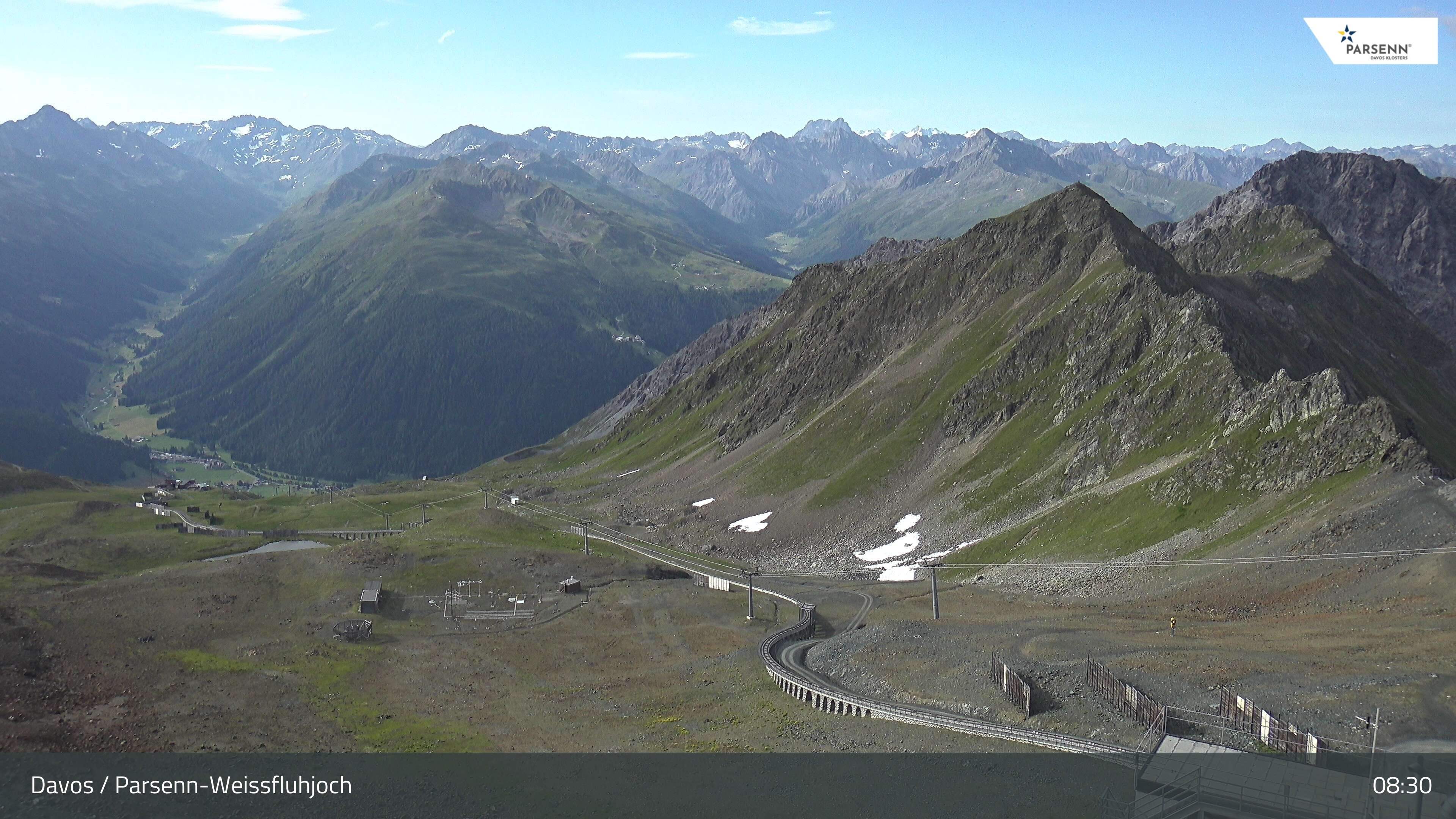 Archiv Foto Webcam Davos Klosters: Parsenn Weissfluhjoch