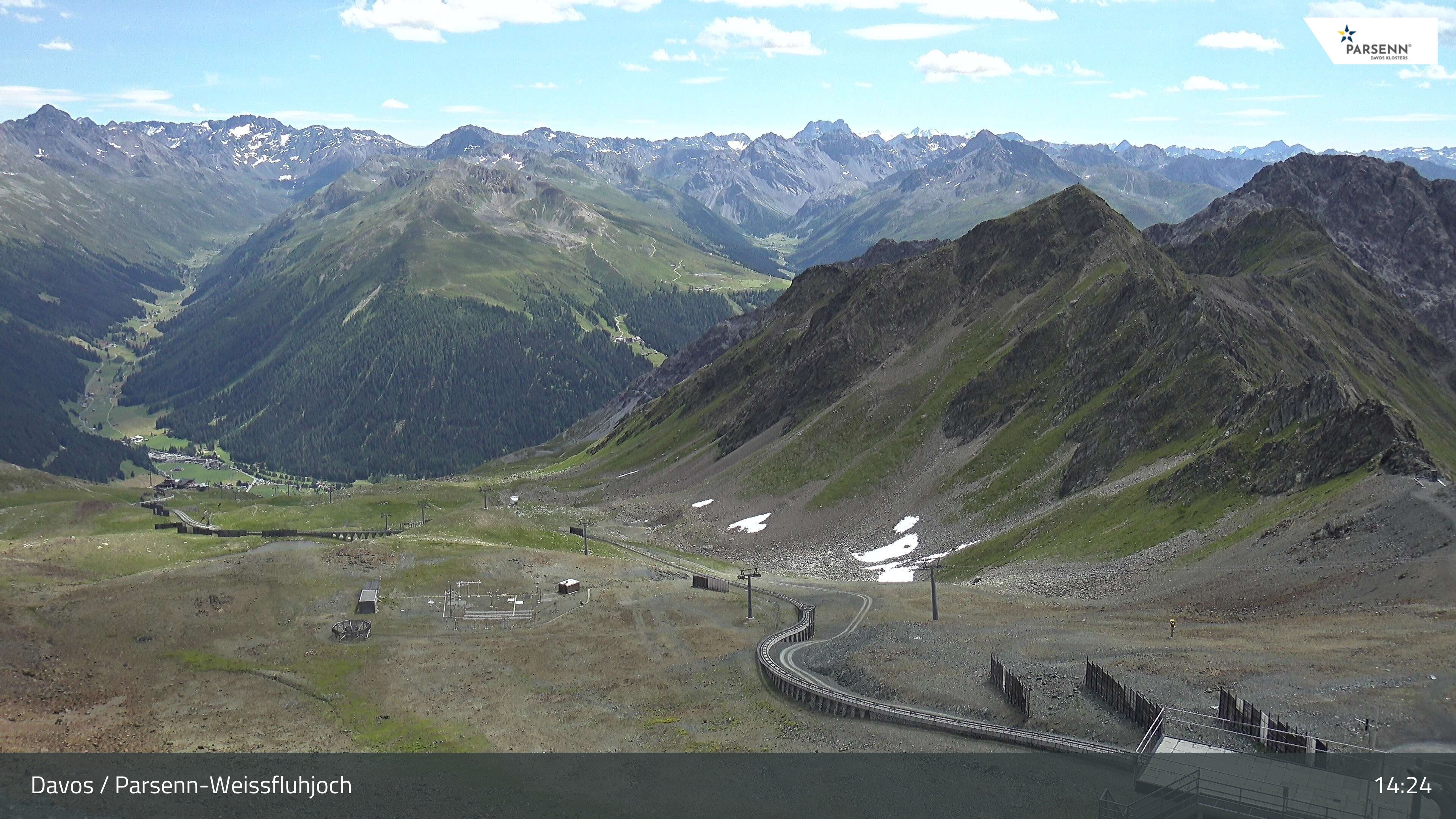 Archived image Webcam Parsenn: Blickrichtung Dorftäli
