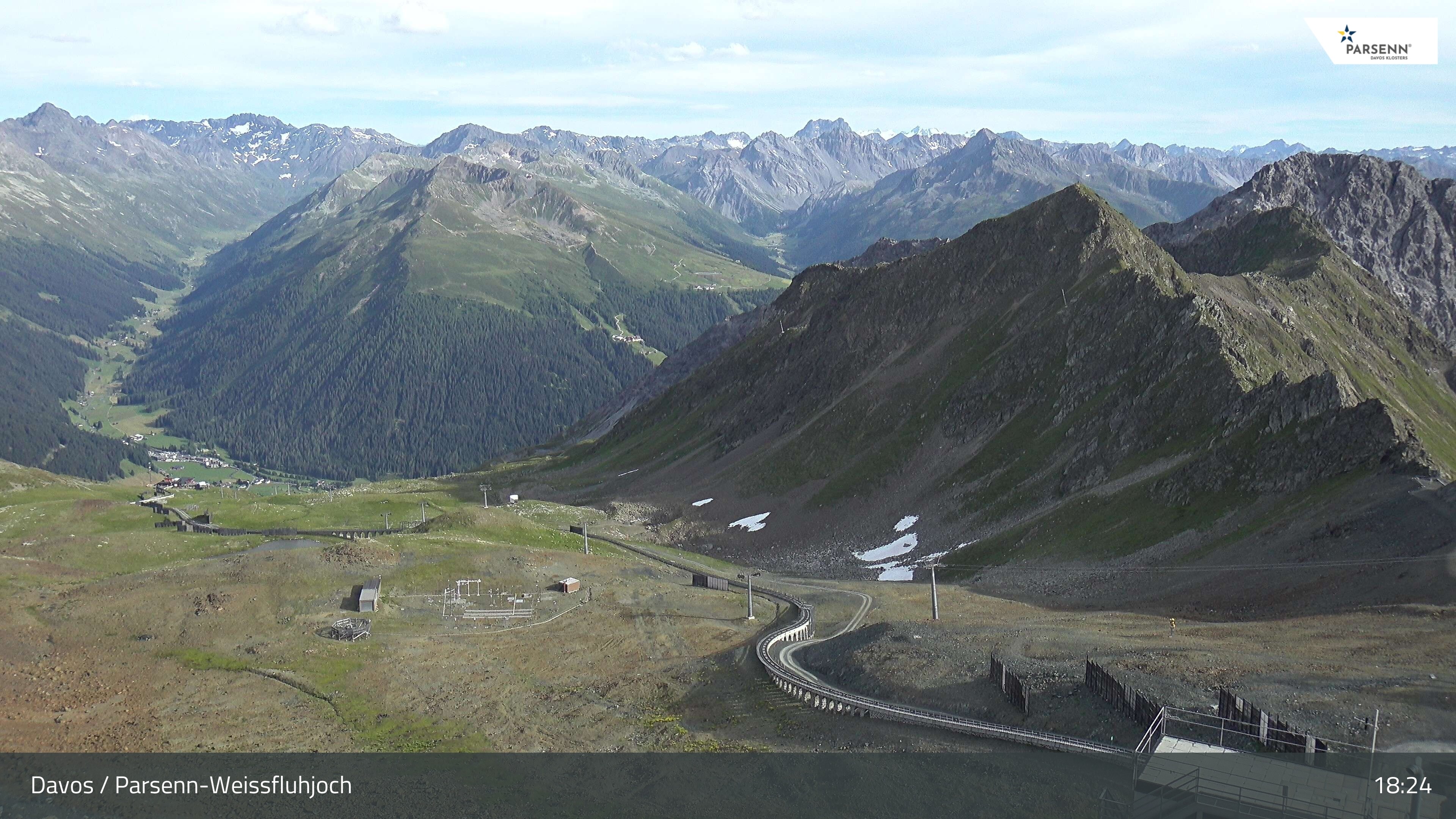 Archived image Webcam Parsenn: Blickrichtung Dorftäli
