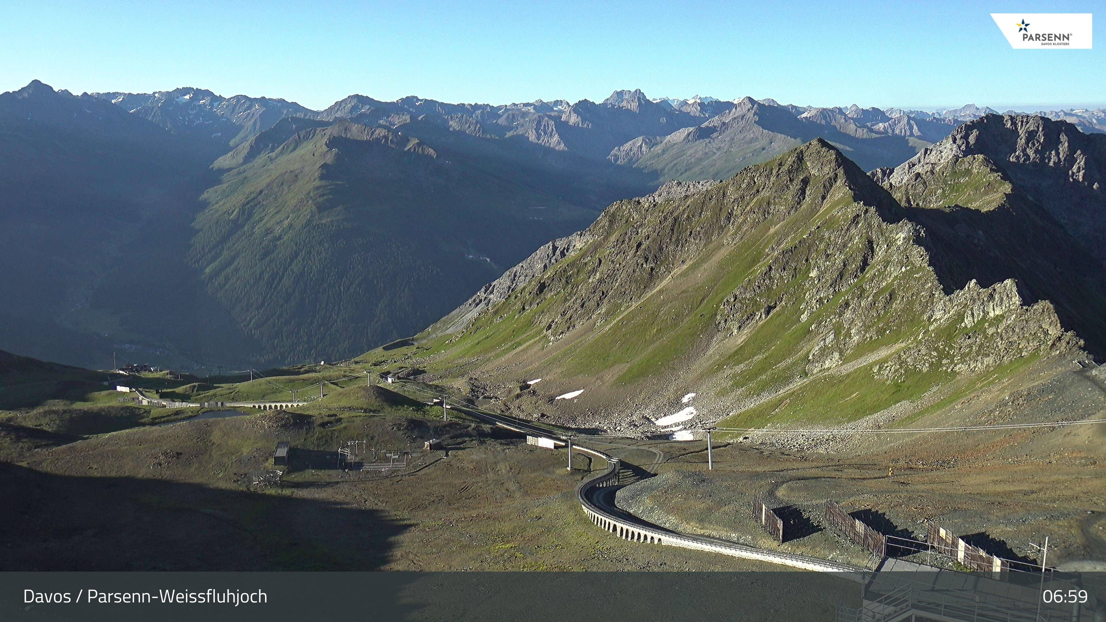 Archiv Foto Webcam Davos Klosters: Parsenn Weissfluhjoch