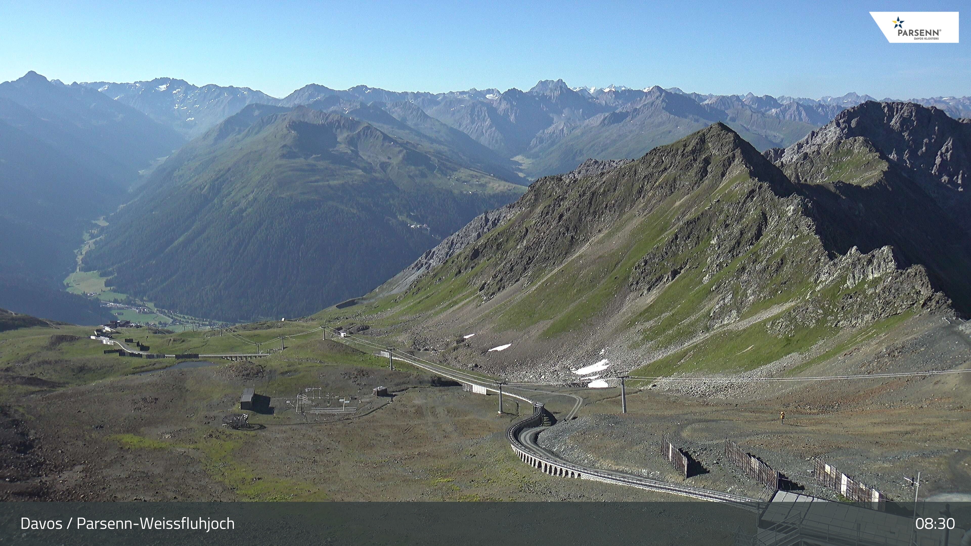 Archiv Foto Webcam Davos Klosters: Parsenn Weissfluhjoch