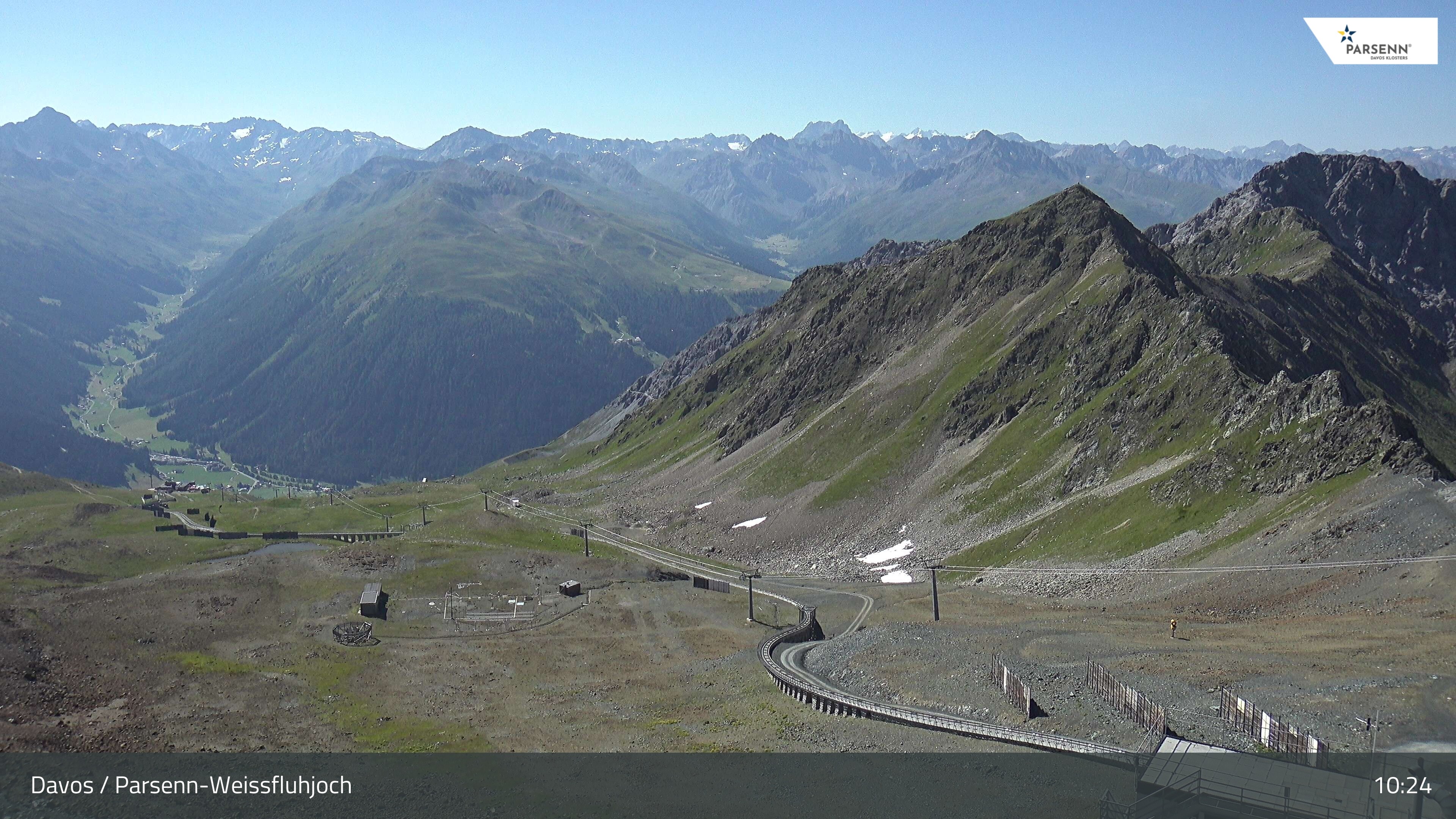 Archiv Foto Webcam Davos Klosters: Parsenn Weissfluhjoch