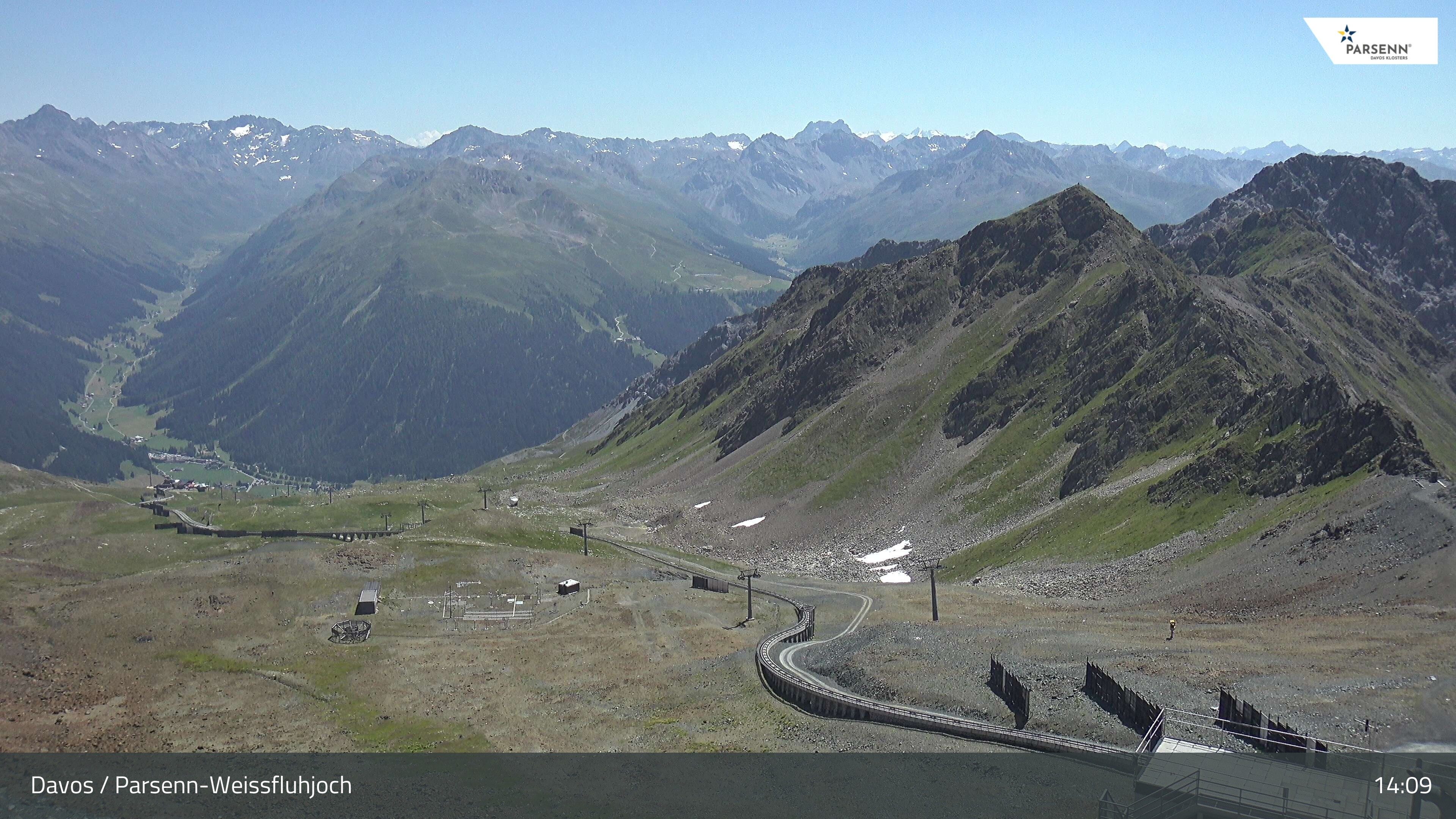 Archiv Foto Webcam Davos Klosters: Parsenn Weissfluhjoch