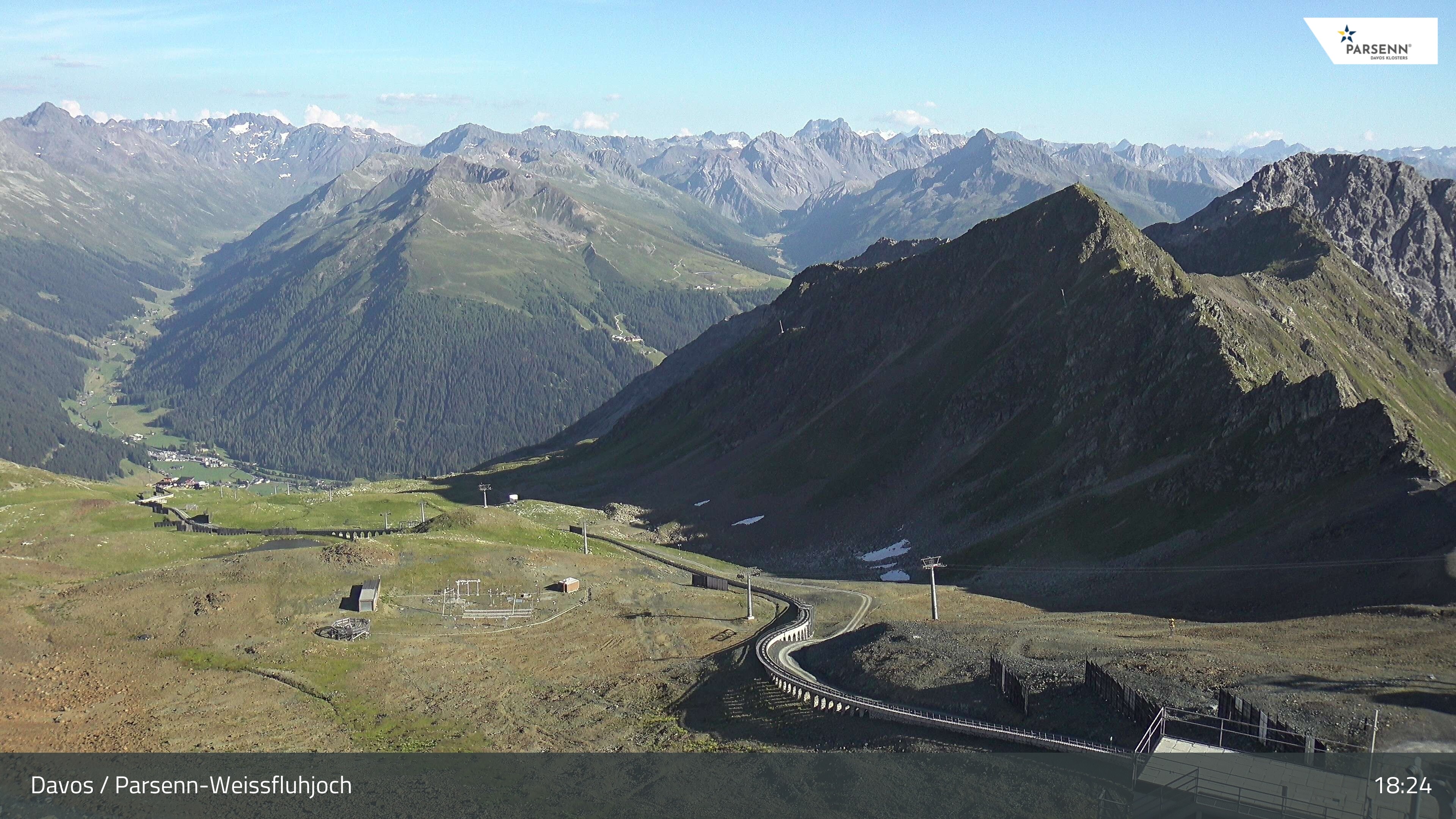 Archived image Webcam Parsenn: Blickrichtung Dorftäli