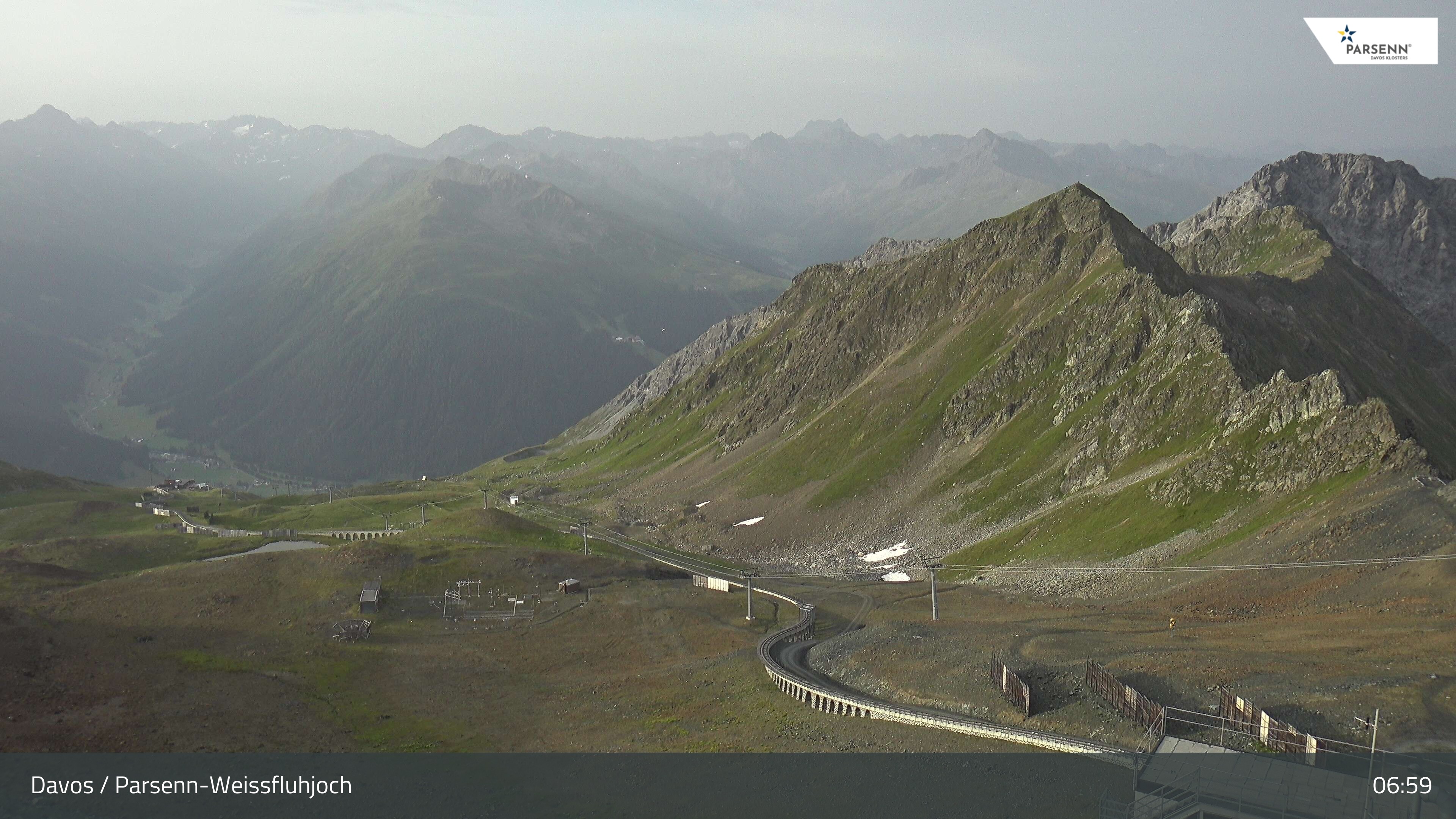 Archived image Webcam Parsenn: Blickrichtung Dorftäli