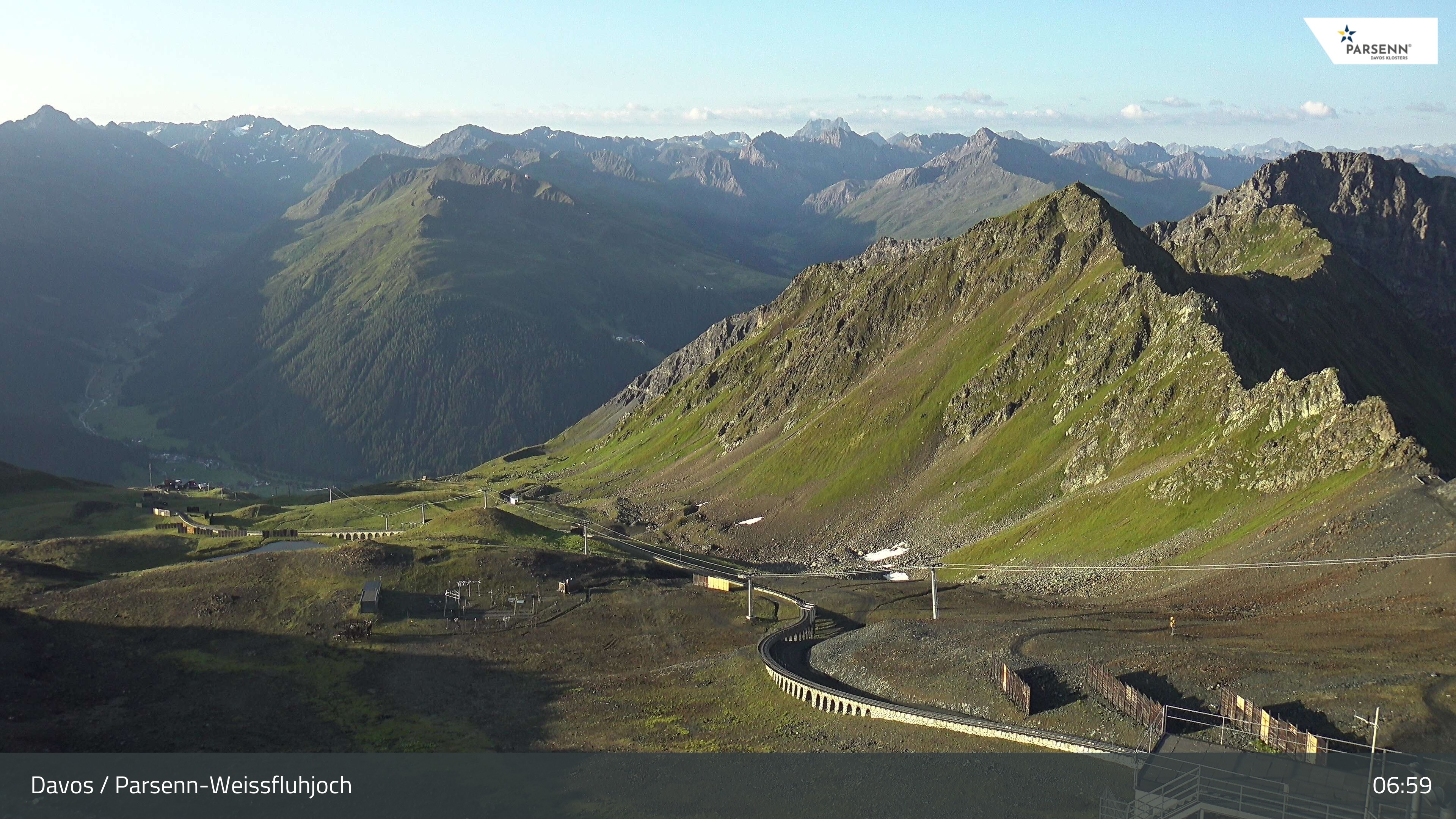 Archiv Foto Webcam Davos Klosters: Parsenn Weissfluhjoch