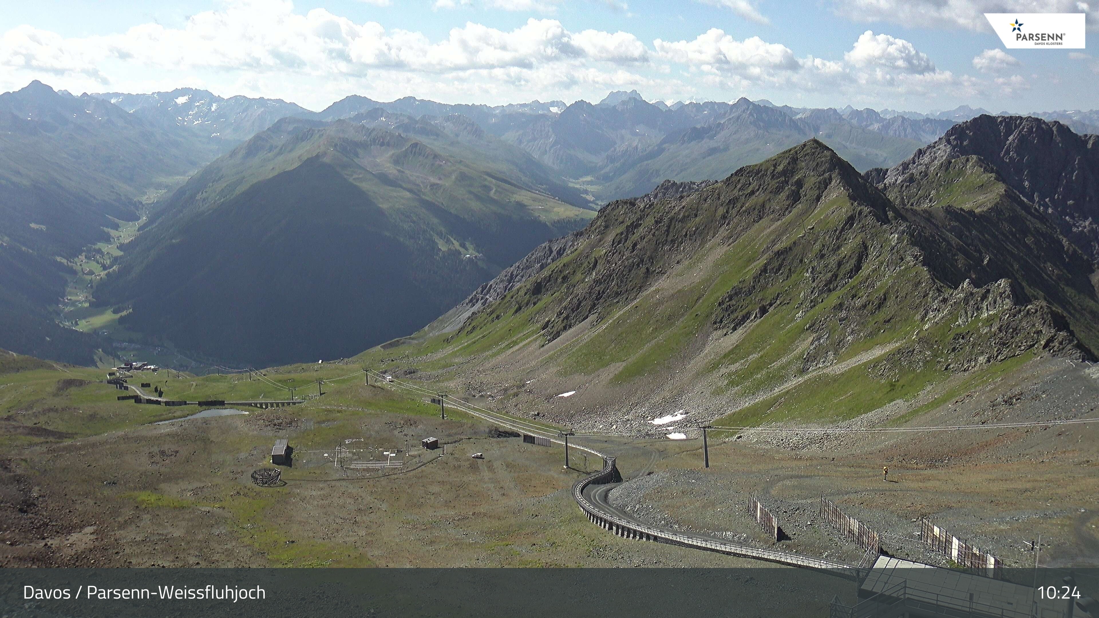 Archived image Webcam Parsenn: Blickrichtung Dorftäli