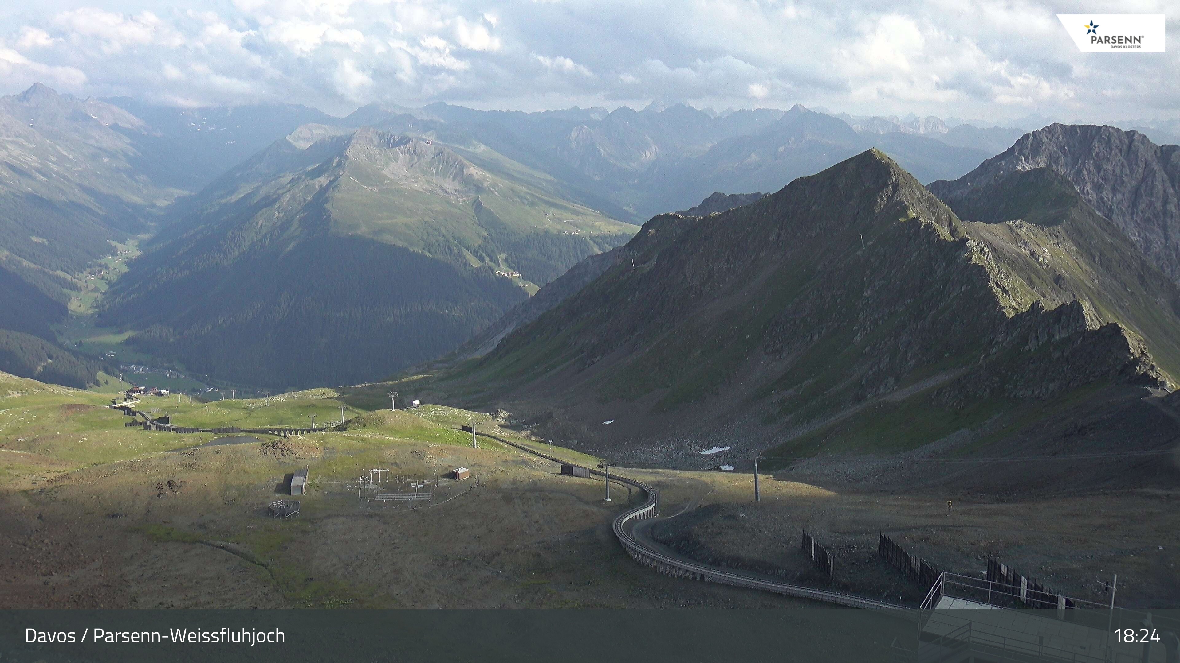 Archiv Foto Webcam Davos Klosters: Parsenn Weissfluhjoch