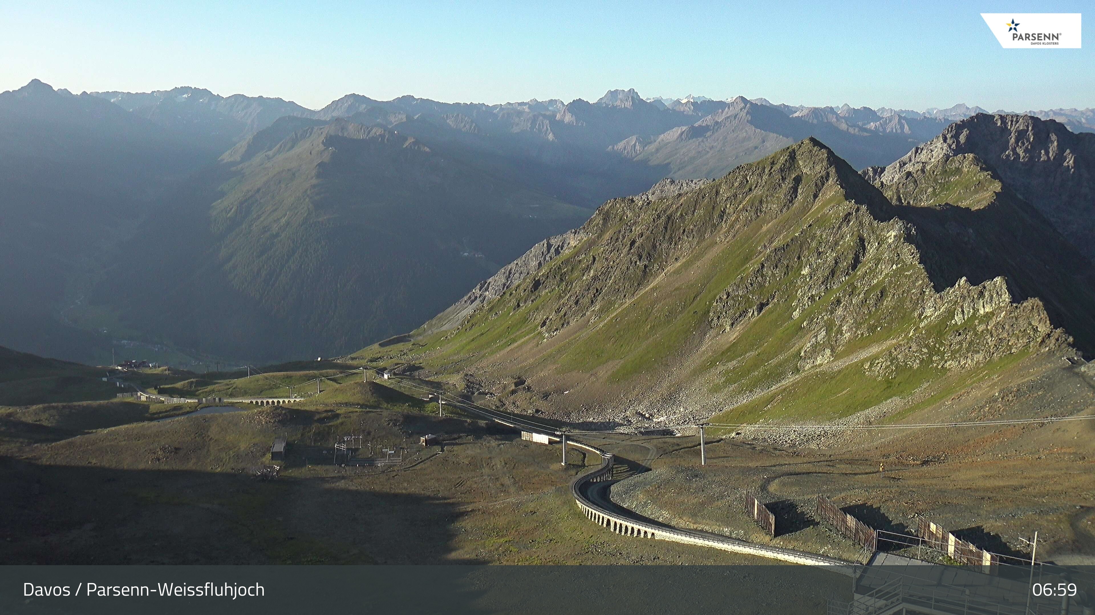 Archived image Webcam Parsenn: Blickrichtung Dorftäli