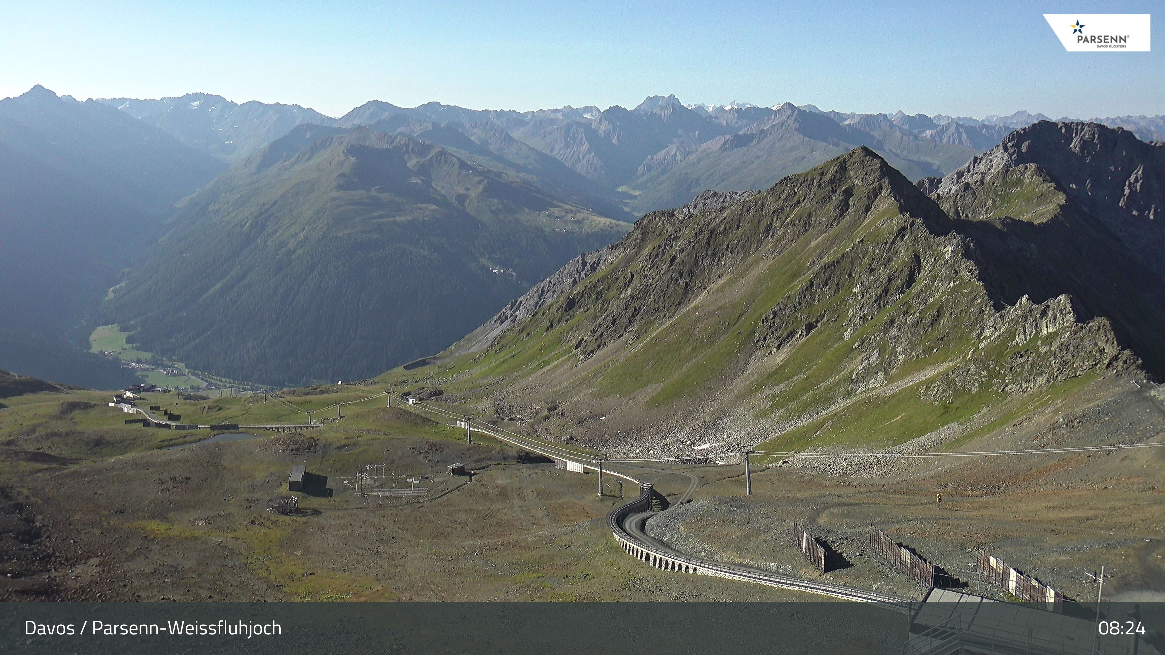 Archived image Webcam Parsenn: Blickrichtung Dorftäli