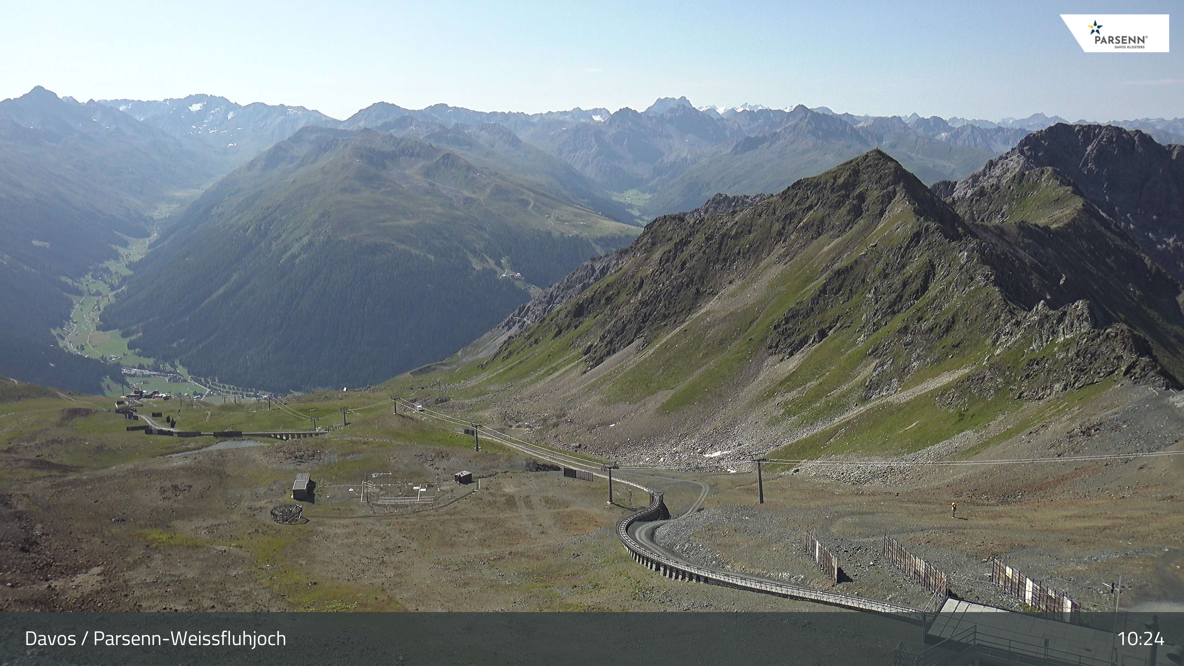Archived image Webcam Parsenn: Blickrichtung Dorftäli