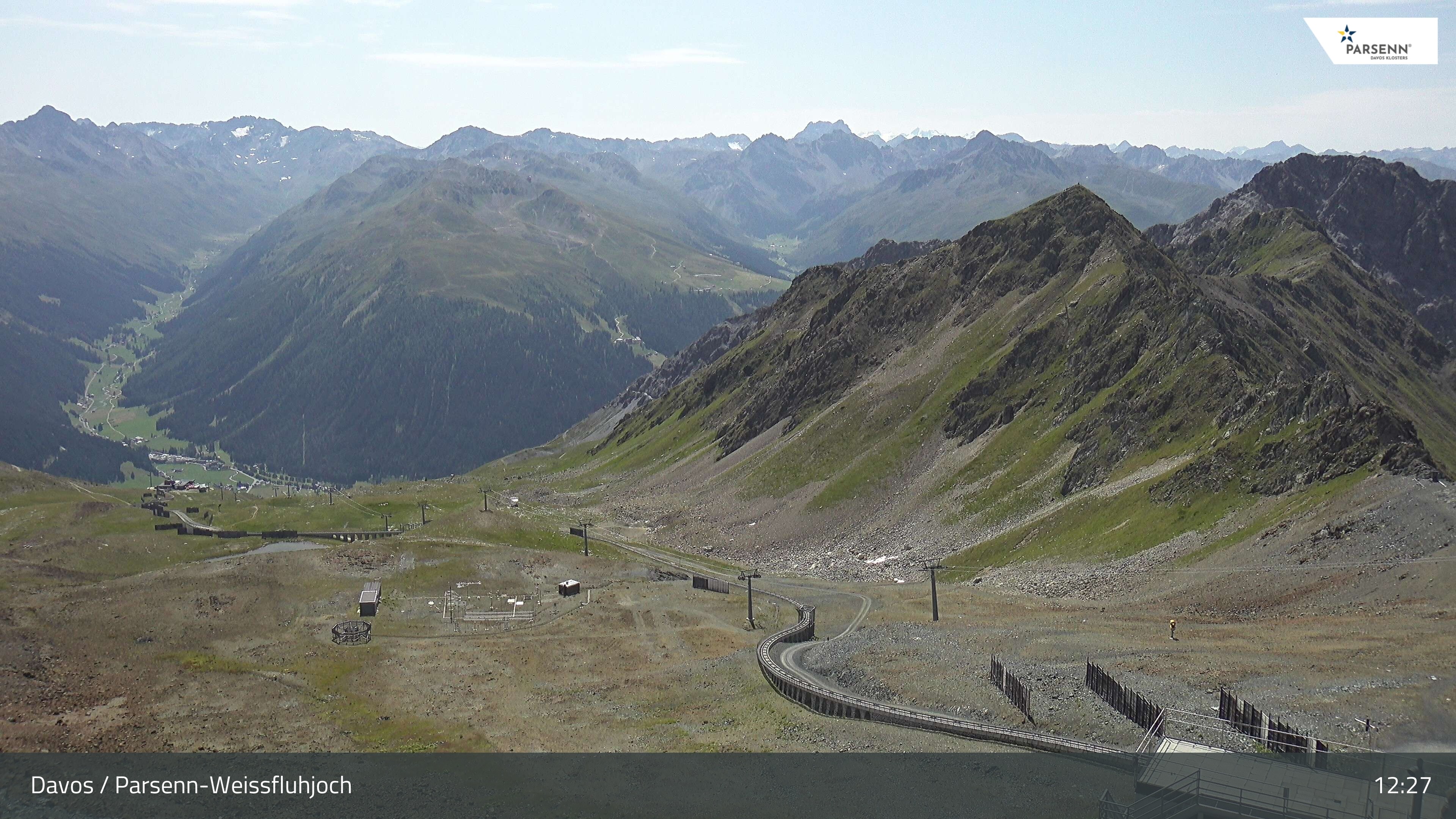 Archived image Webcam Parsenn: Blickrichtung Dorftäli