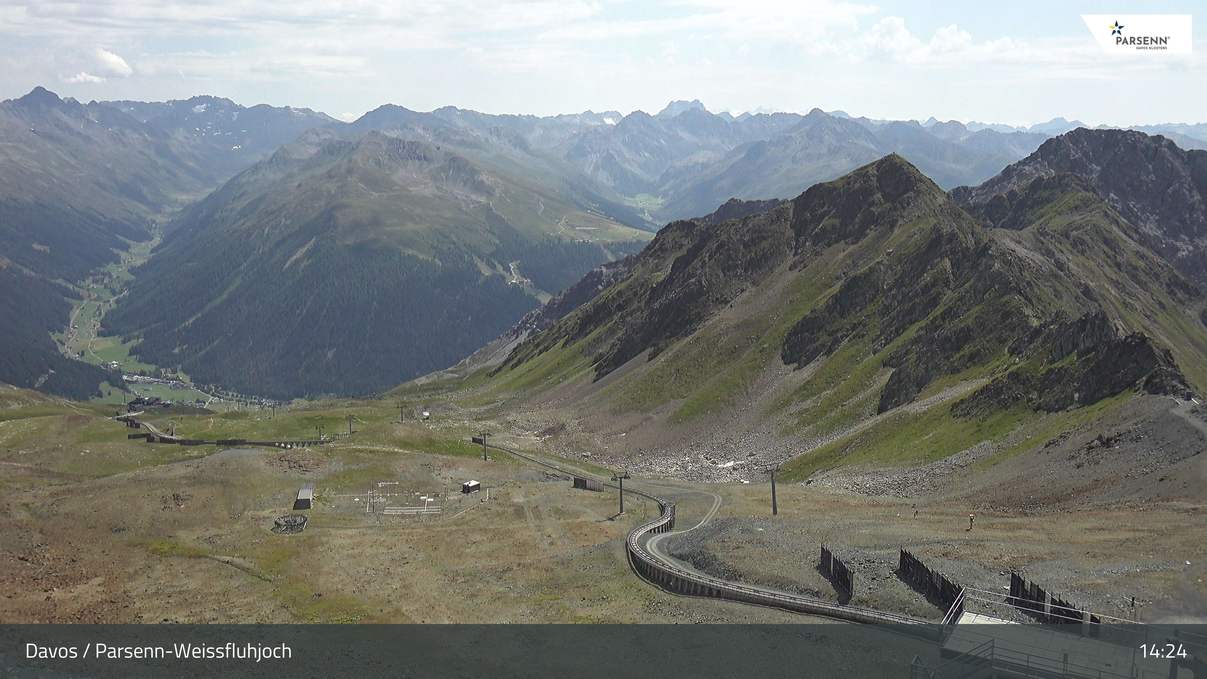 Archived image Webcam Parsenn: Blickrichtung Dorftäli
