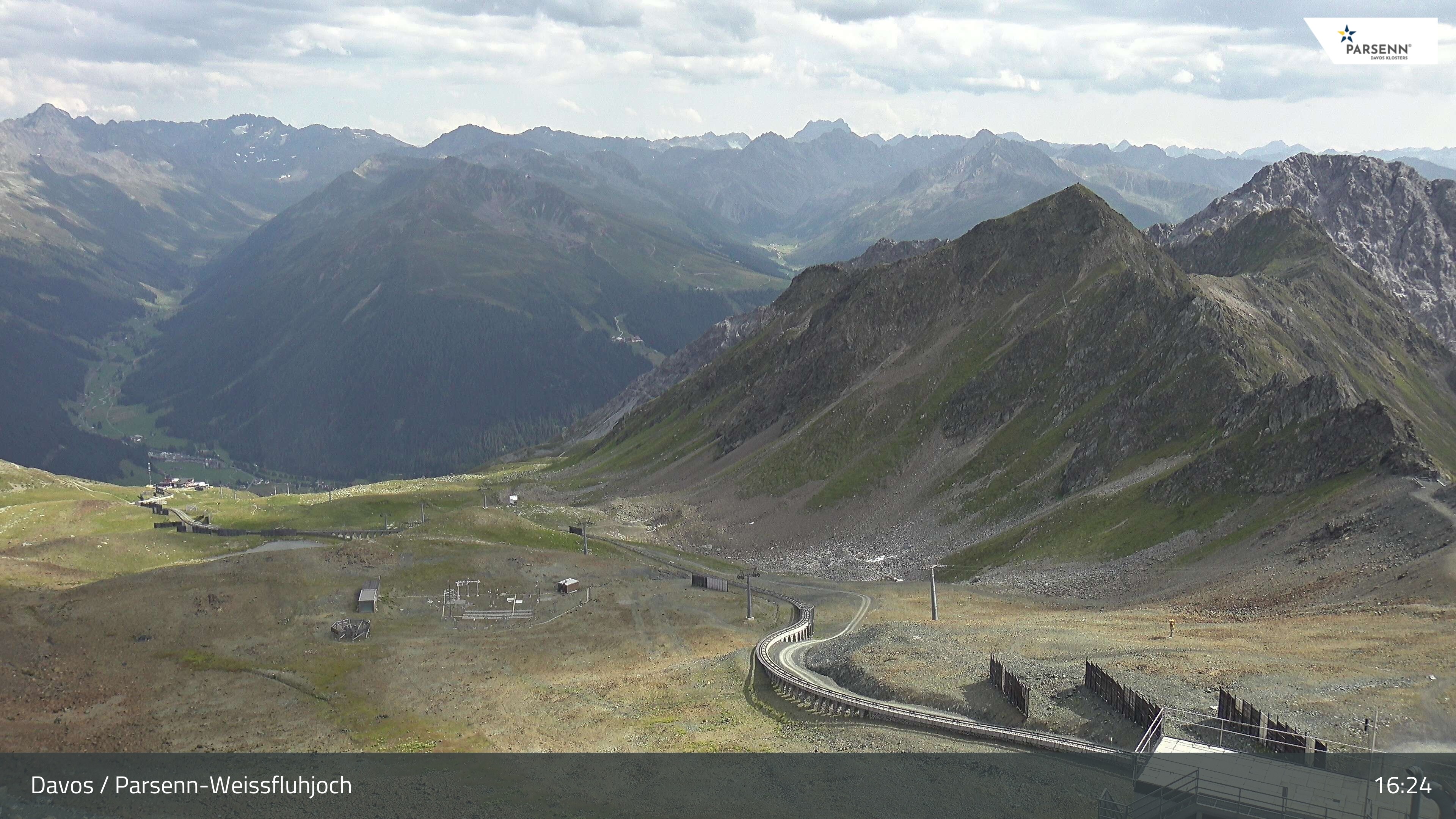 Archived image Webcam Parsenn: Blickrichtung Dorftäli