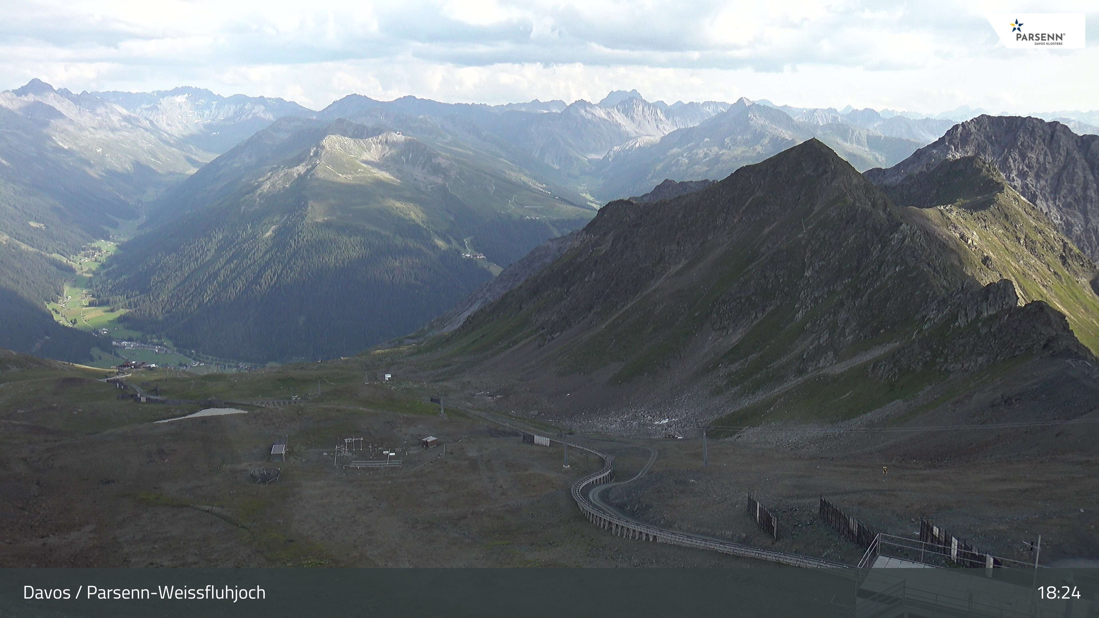 Archived image Webcam Parsenn: Blickrichtung Dorftäli