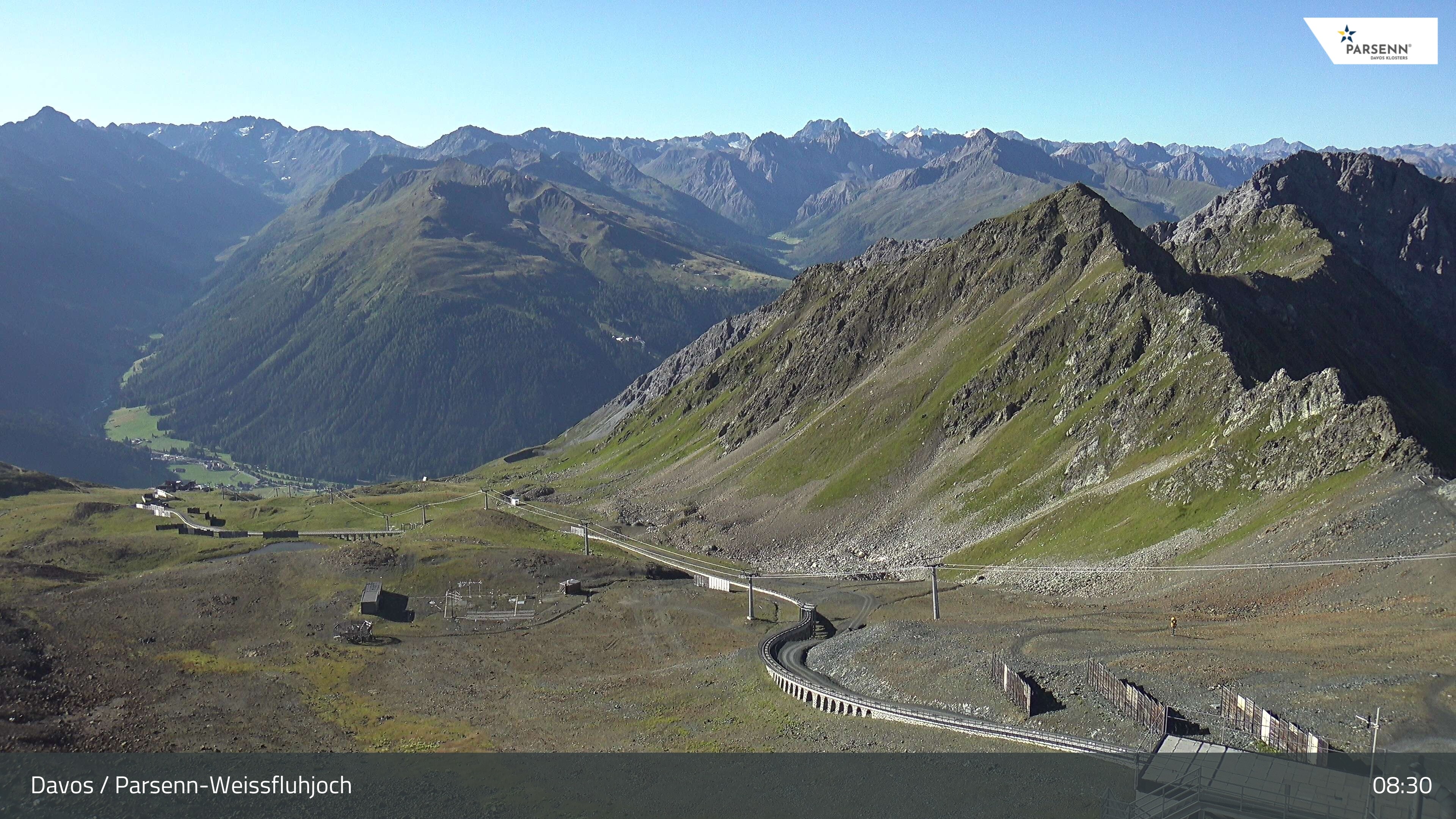 Archiv Foto Webcam Davos Klosters: Parsenn Weissfluhjoch