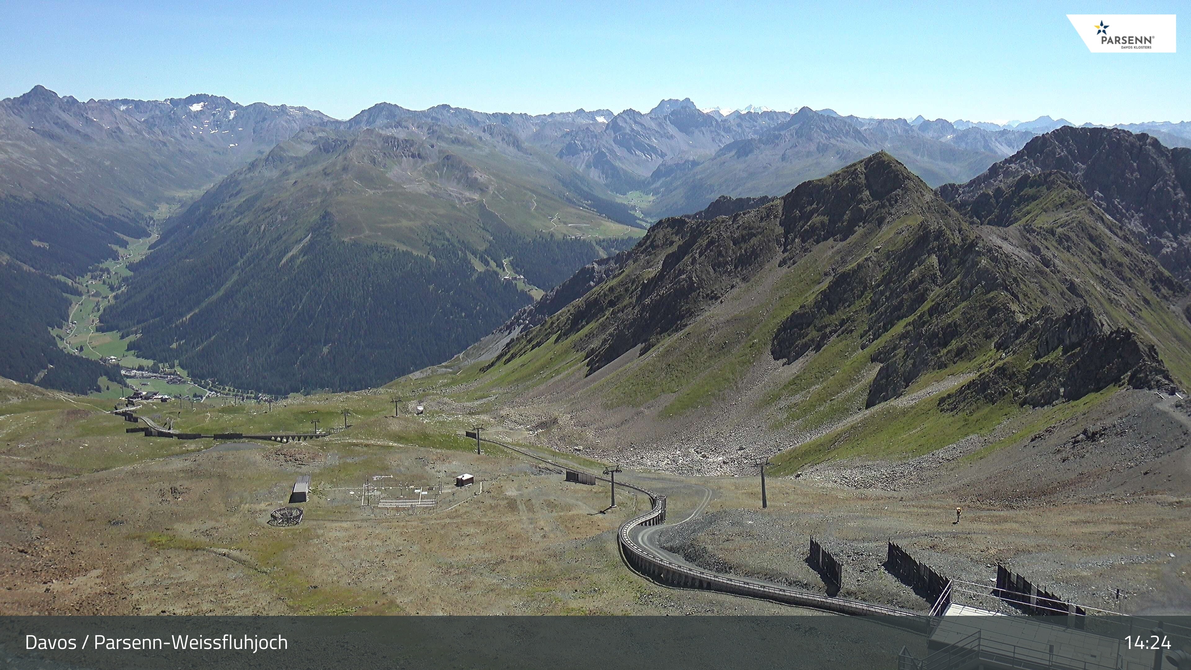 Archiv Foto Webcam Davos Klosters: Parsenn Weissfluhjoch