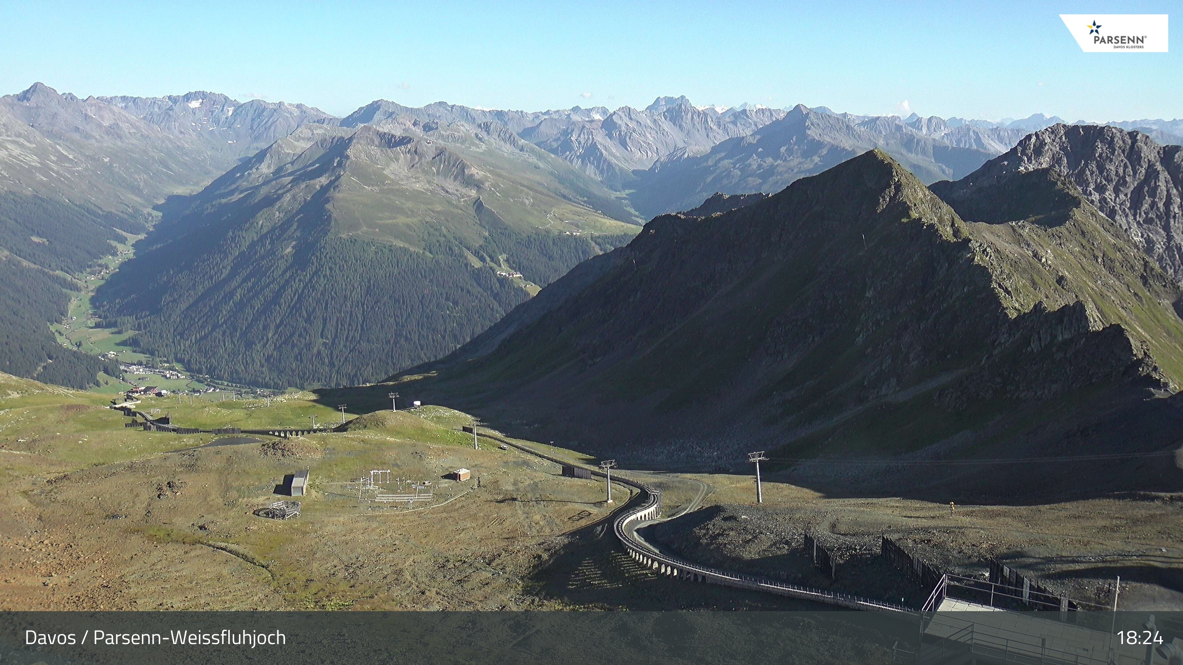 Archiv Foto Webcam Davos Klosters: Parsenn Weissfluhjoch