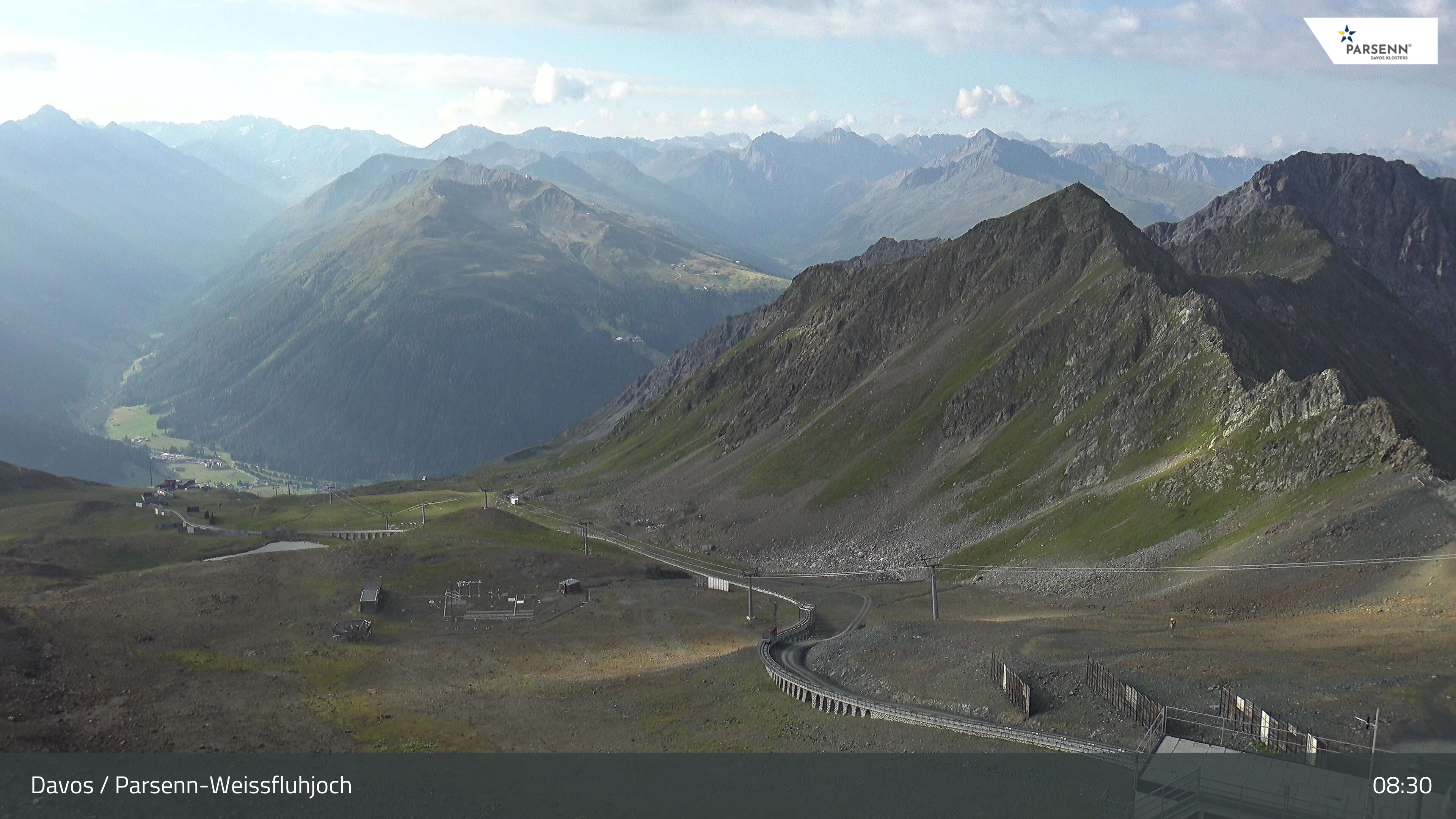 Archiv Foto Webcam Davos Klosters: Parsenn Weissfluhjoch