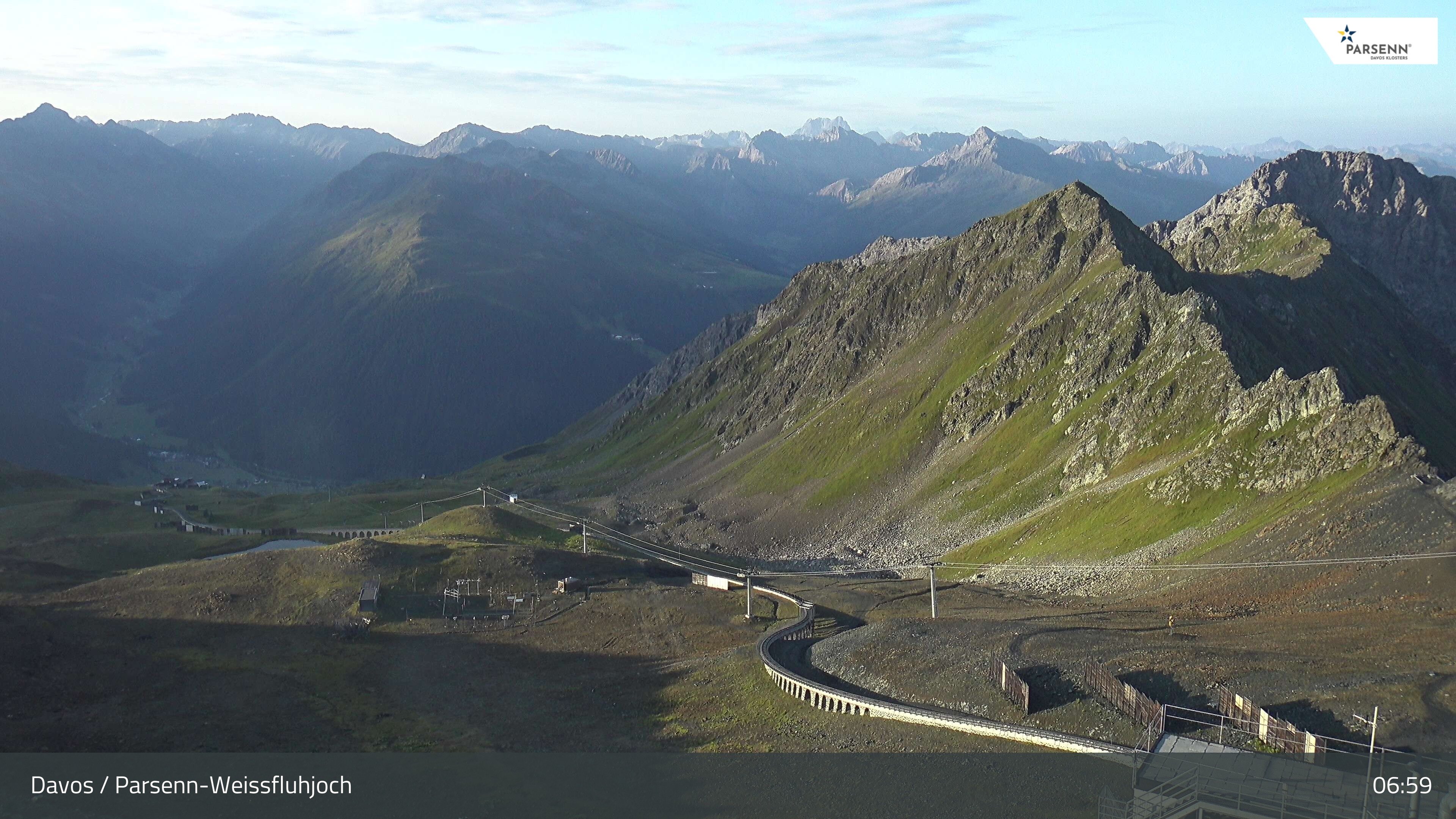 Archiv Foto Webcam Davos Klosters: Parsenn Weissfluhjoch