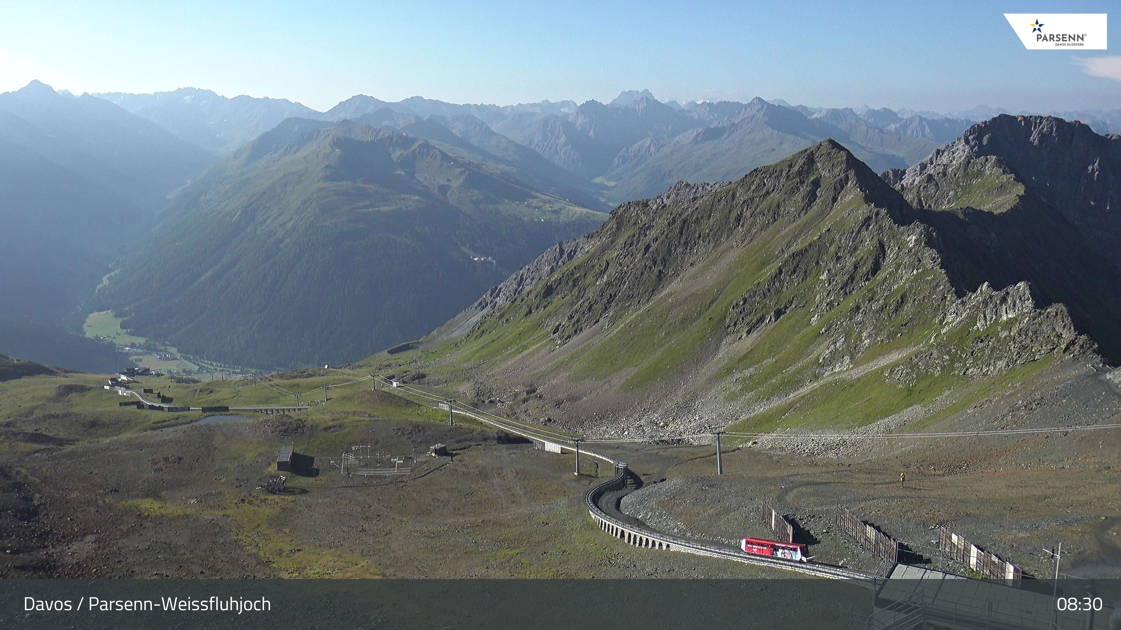 Archiv Foto Webcam Davos Klosters: Parsenn Weissfluhjoch