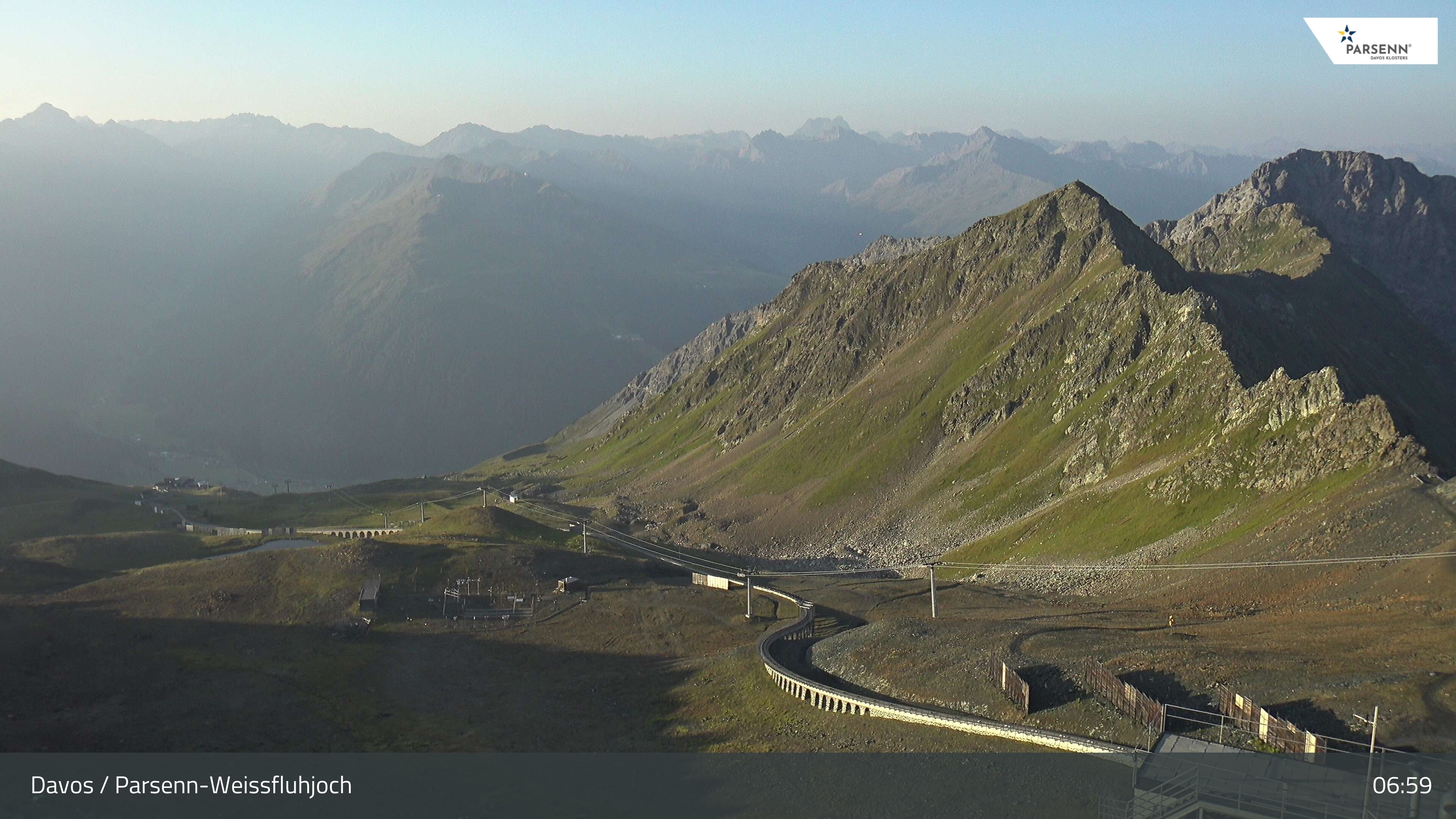 Archiv Foto Webcam Davos Klosters: Parsenn Weissfluhjoch