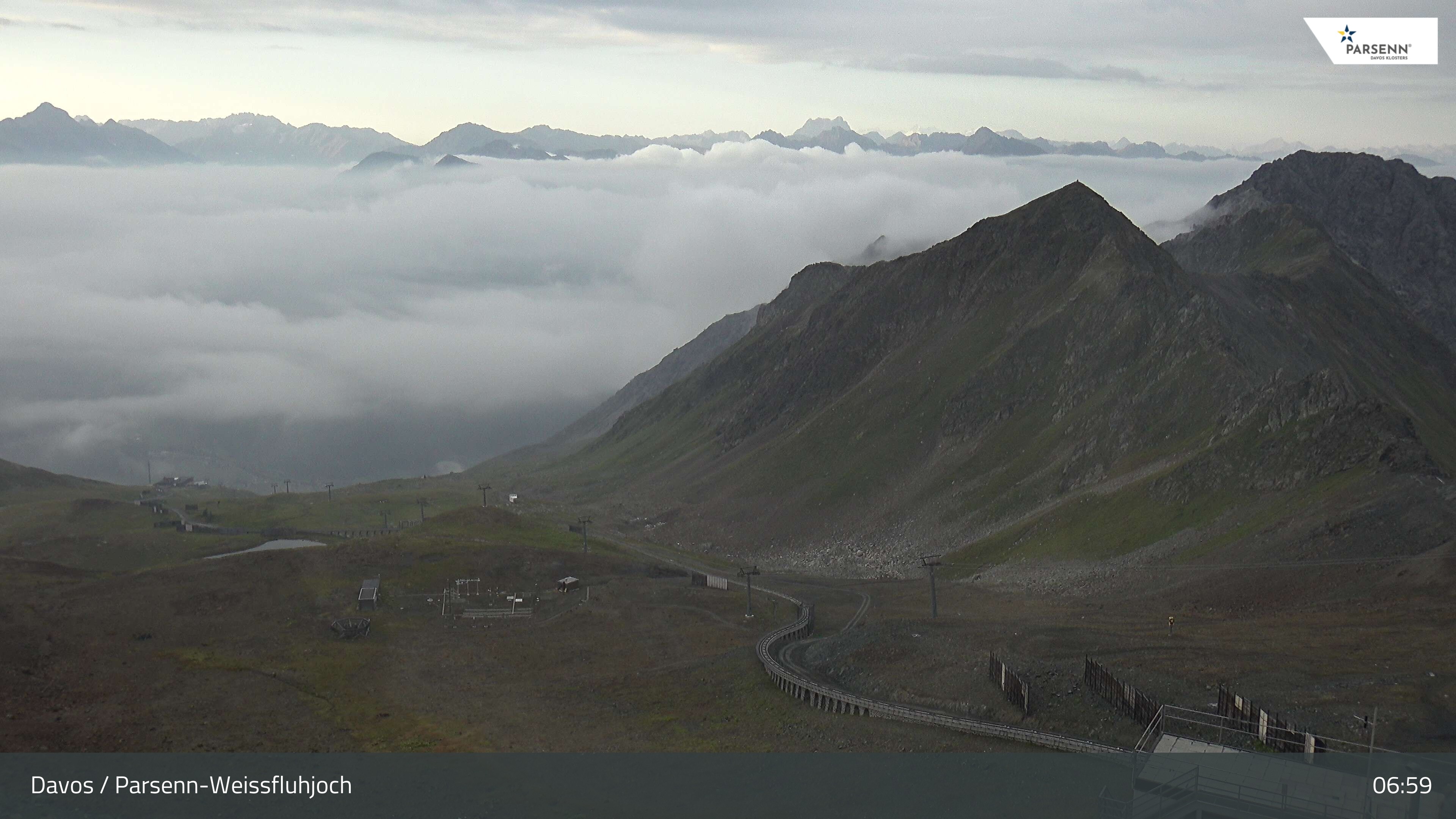 Archiv Foto Webcam Davos Klosters: Parsenn Weissfluhjoch